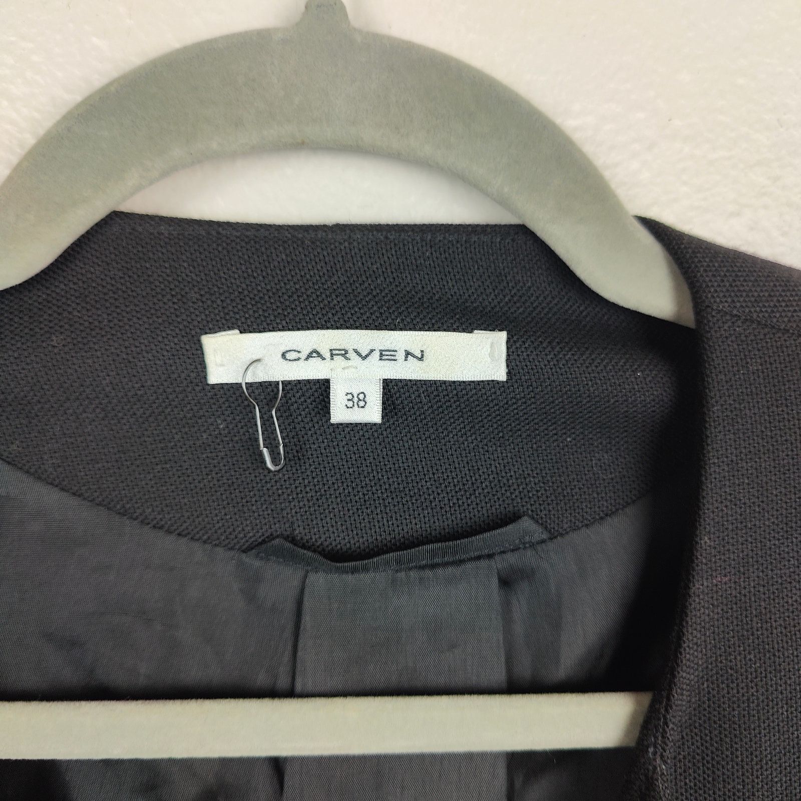 Carven Carven Blazer Womens 38 FR Large US Black Size L / US 10 / IT 46 - 9 Thumbnail