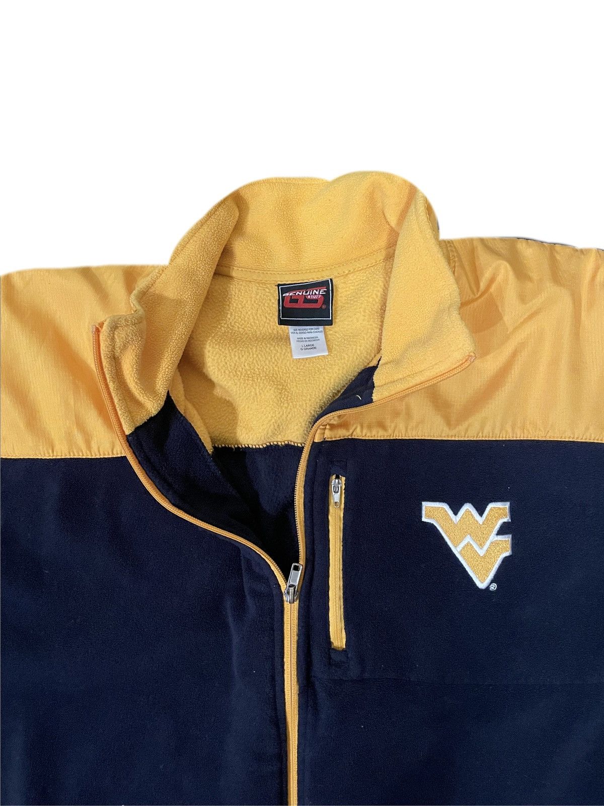 NCAA West Virginia Fleece Jacket Size US L / EU 52-54 / 3 - 2 Thumbnail