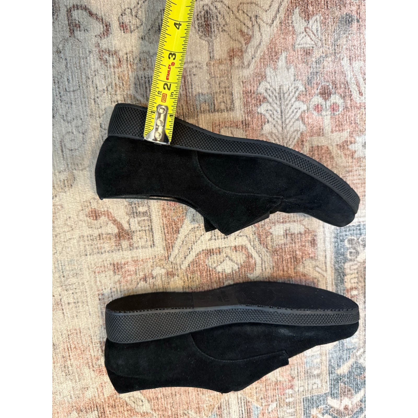 VANELI VANELi Sport Black Slip-On Leather Loafers, Sz 9.5 Size US 9.5 / IT 39.5 - 2 Thumbnail