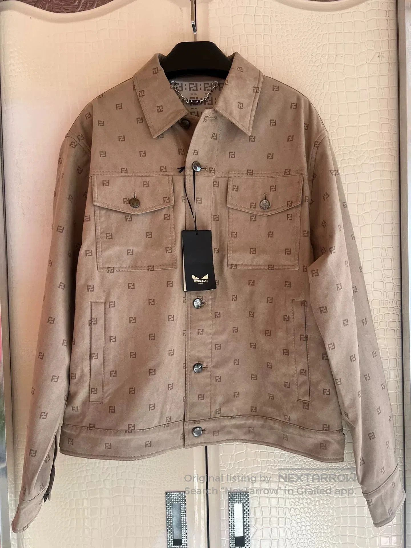 Fendi FENDI LOR Suede Monster Jacket. Size US M / EU 48-50 / 2 - 1 Thumbnail