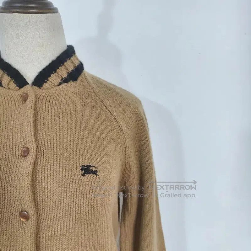 Burberry Burberry Khaki Wool Cardigan for Women. Size M / US 6-8 / IT 42-44 - 2 Thumbnail