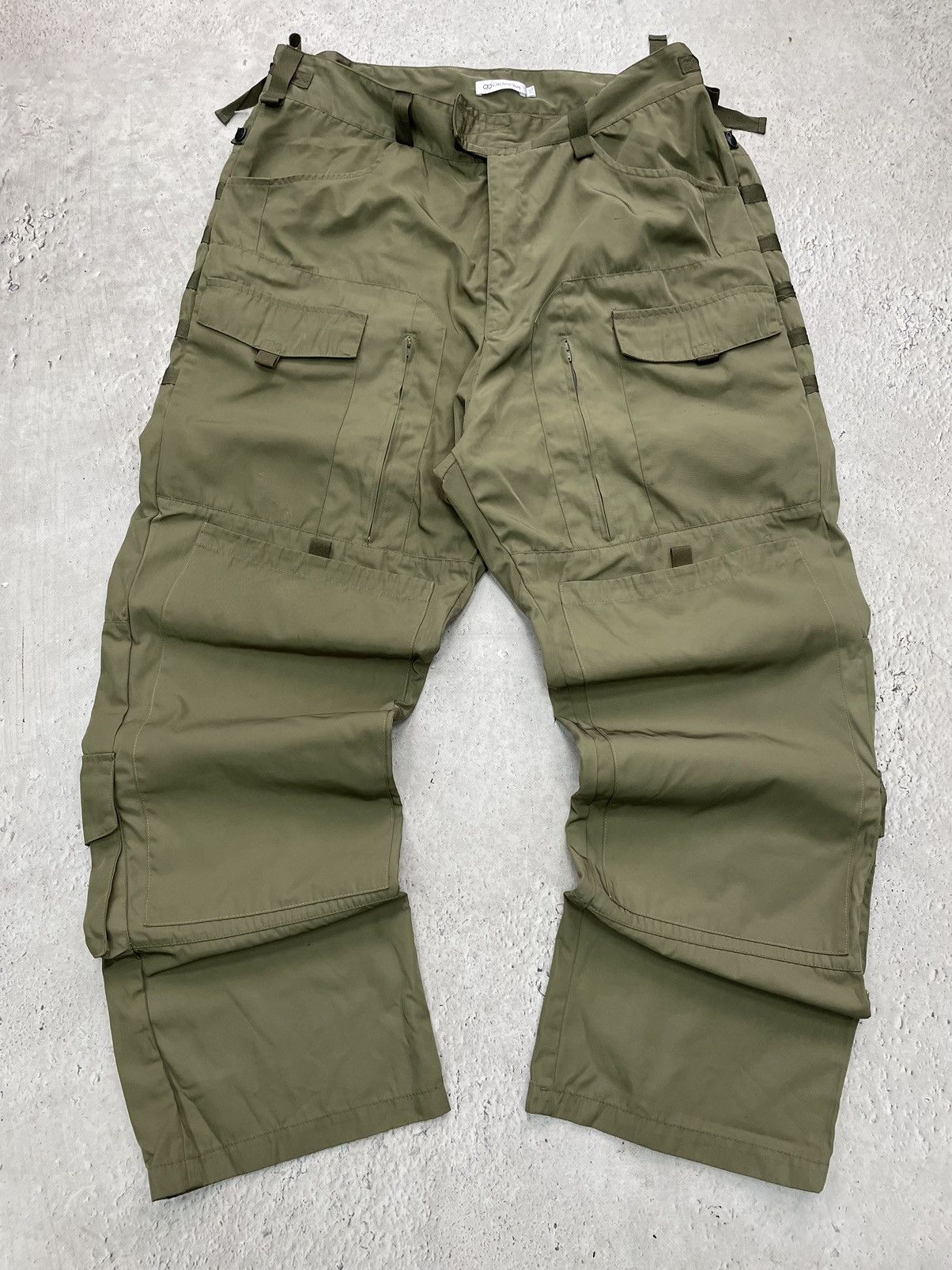 Oakley Bondage cargo rare 2000s oakley baggy tech bondage pants Size US 35 - 1 Thumbnail
