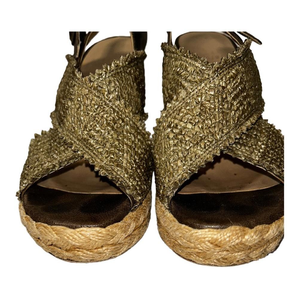 Stuart Weitzman Stuart Weitzman l Straw Espadrille Wedges Size 5.5 Size US 5.5 / IT 35.5 - 5 Thumbnail