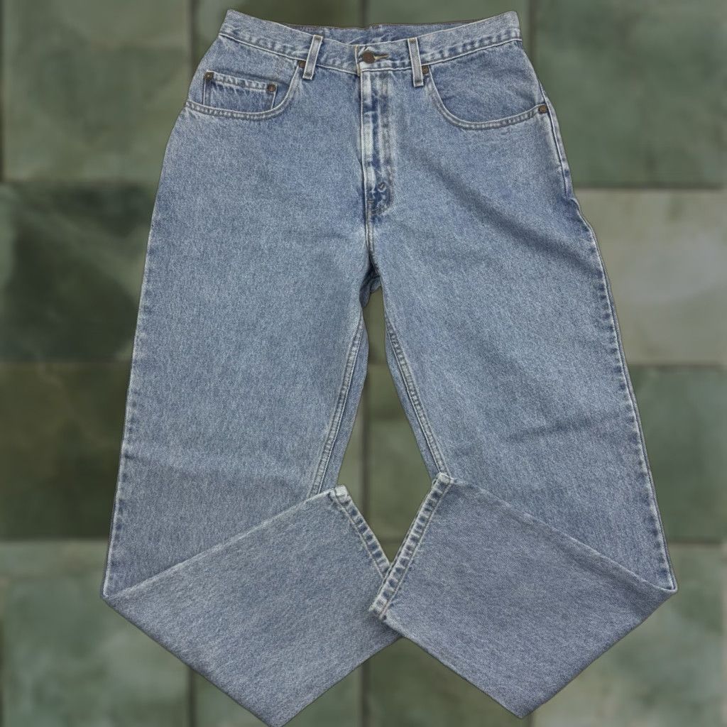 Levi's VINTAGE Levi's 545 Jeans Adult 34x32 Blue Grunge 90s Y2K Brown Tab Levis 545 Jeans Mens Regular 34 Blue 90s Grunge USA Jeans Size US 34 / EU 50 - 1 Thumbnail