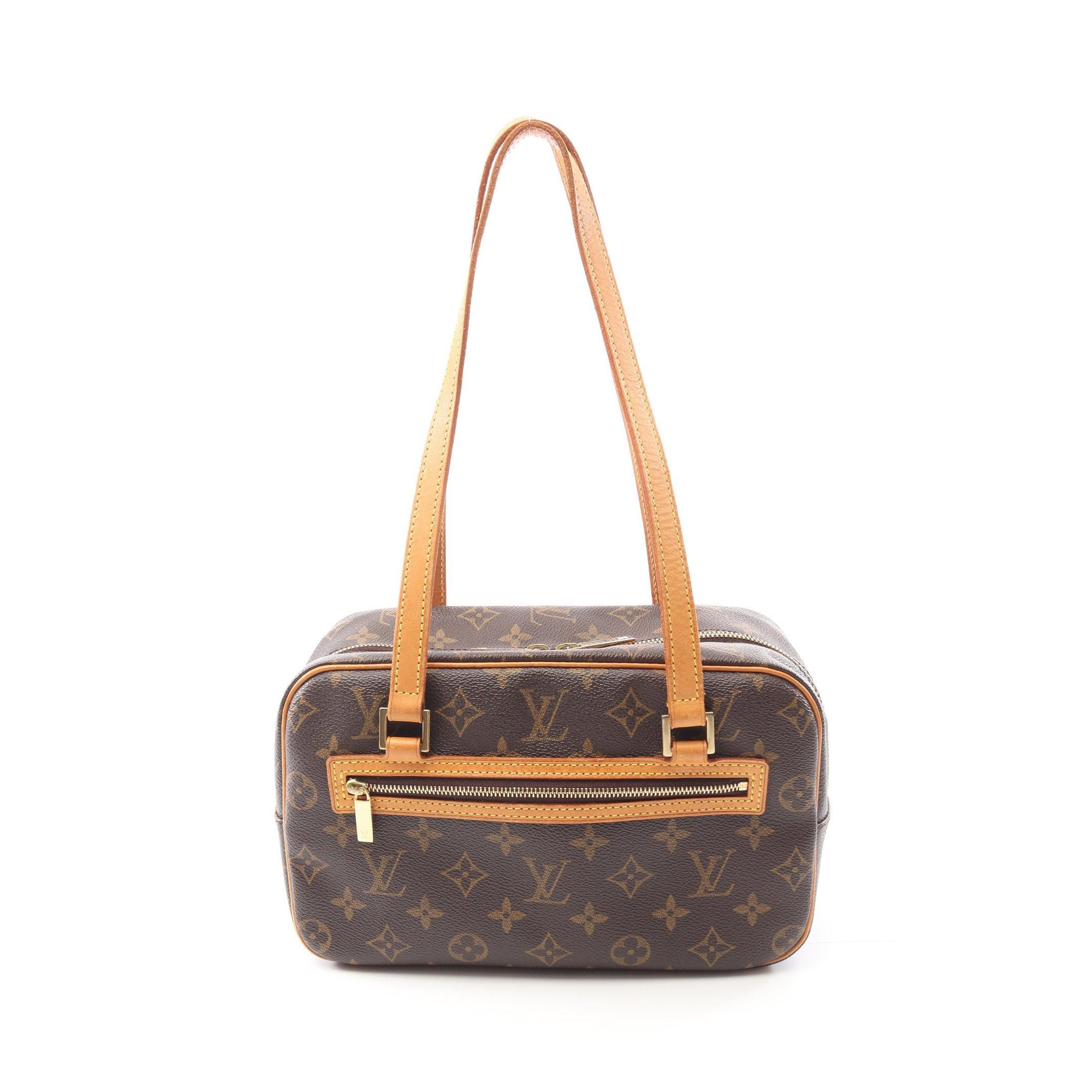 Louis Vuitton Louis Vuitton Cite Mm Monogram Shoulder Bag Leather Brown Size ONE SIZE - 1 Thumbnail