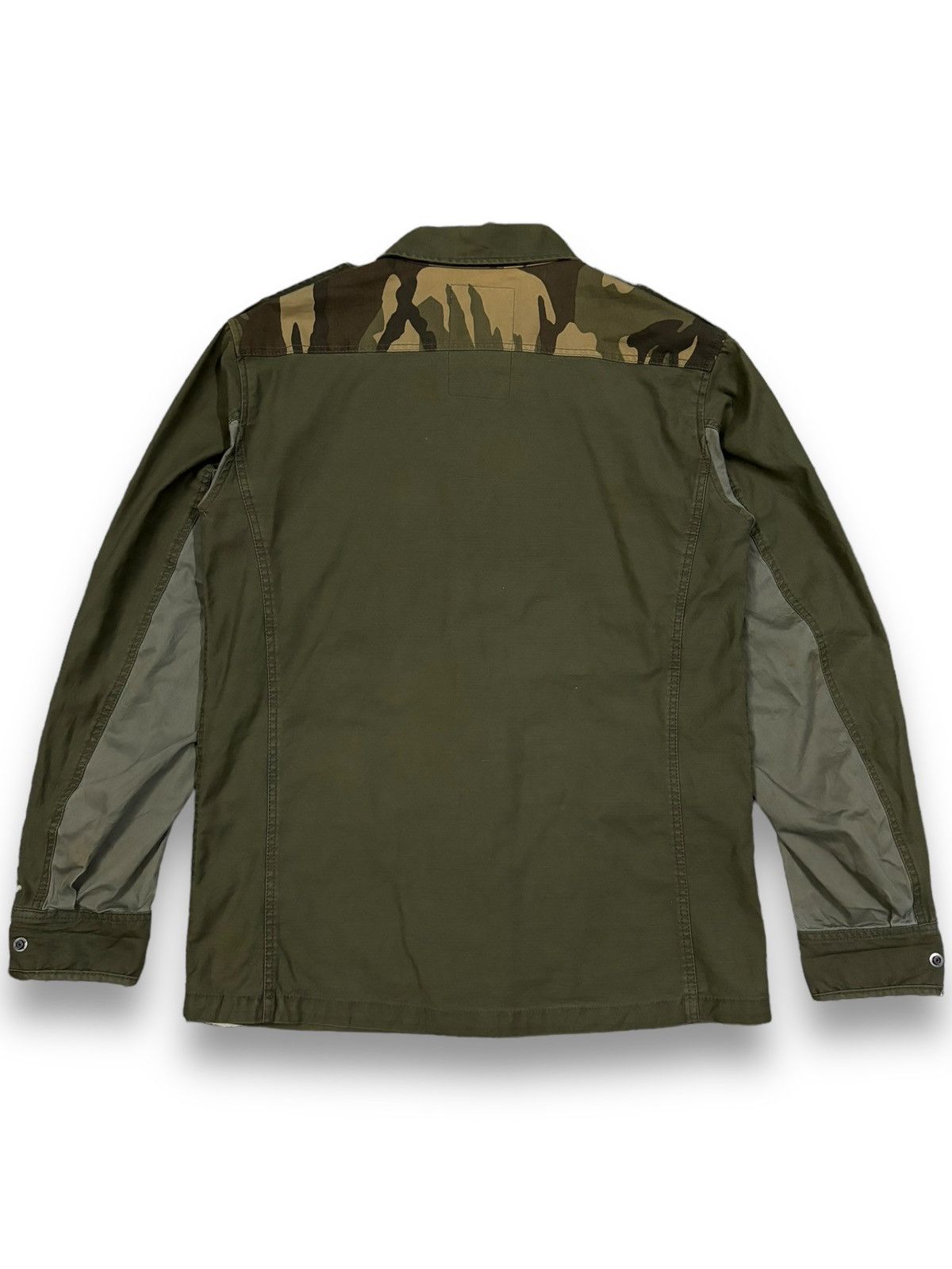 Japanese Brand Vintage Japanese Brand Multi-pockets Camo Army Field Jacket Size US M / EU 48-50 / 2 - 2 Thumbnail