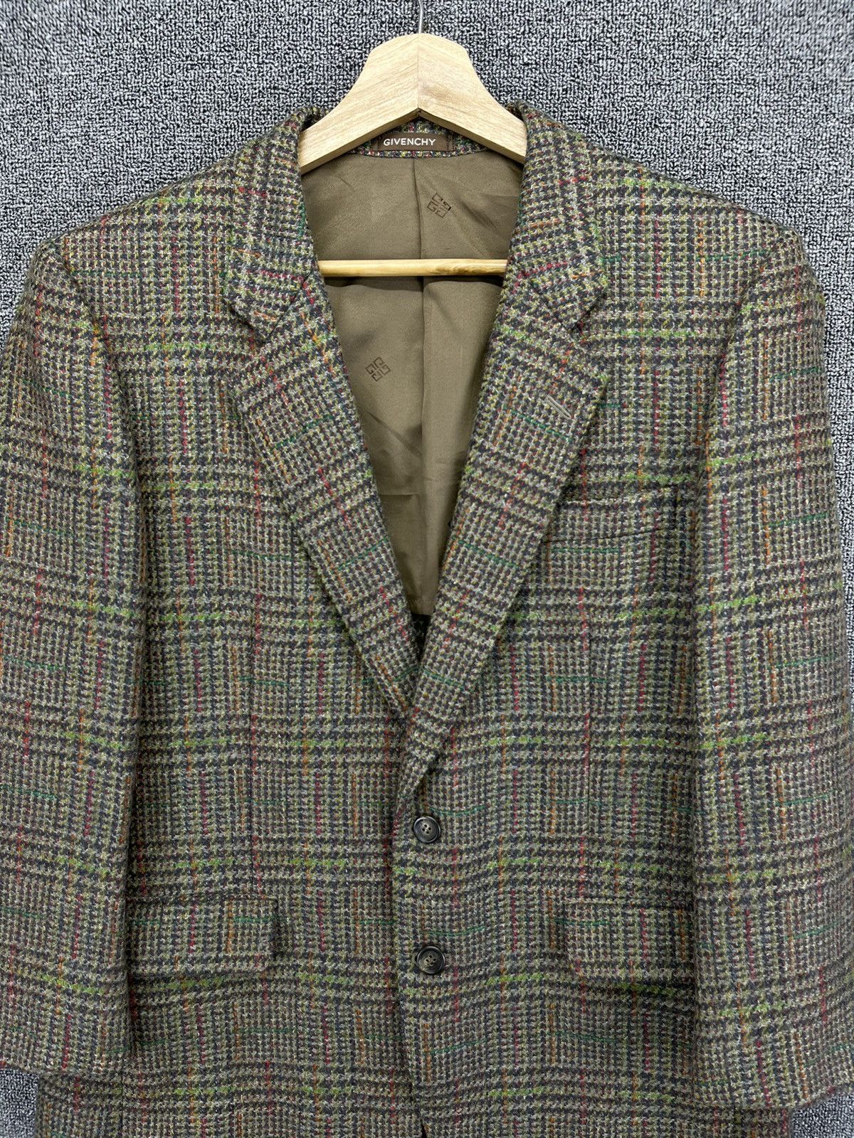 Givenchy Vintage Givenchy Luxury Wool Blazer Coat Jacket Size US M / EU 48-50 / 2 - 5 Thumbnail