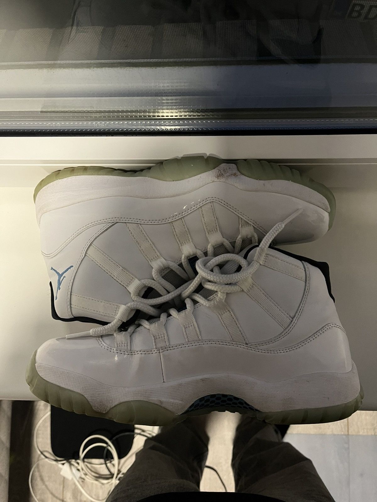 Jordan Brand × Nike Jordan 11 Legend Blue 2014 Size US 8 / EU 41 - 3 Thumbnail