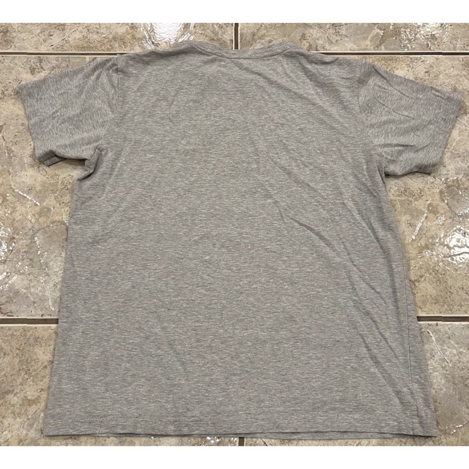 Vintage Illiminate SAIGONIA Shirt Adult M Gray Logo Short Sleeve Crew Neck Knit Cotton Blend Distressed 2020s Size US M / EU 48-50 / 2 - 5 Thumbnail