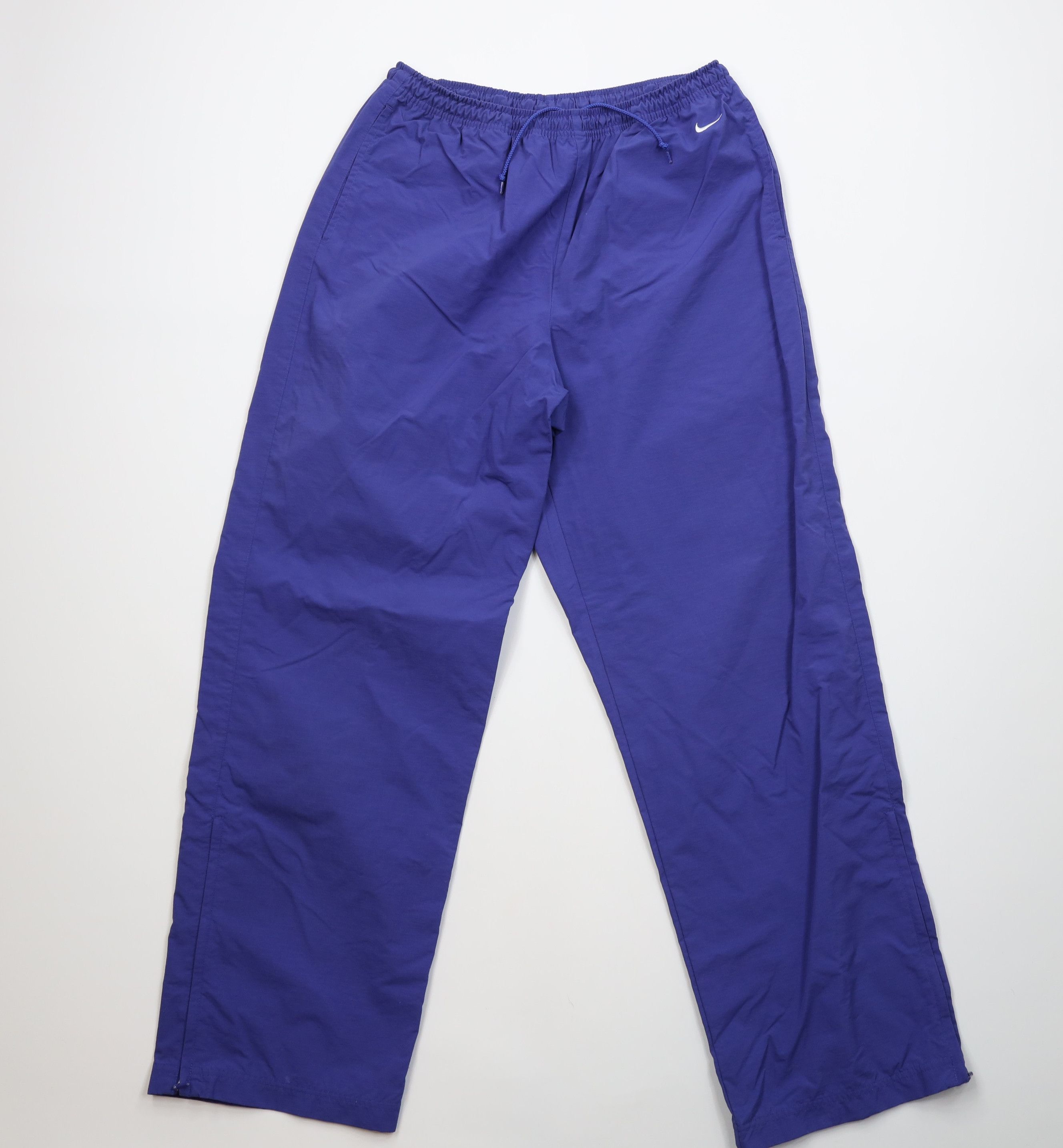 Nike Vintage 90s Y2K Nike Travis Scott Mini Swoosh Wide Leg Pants Size 28" / US 6 / IT 42 - 1 Thumbnail