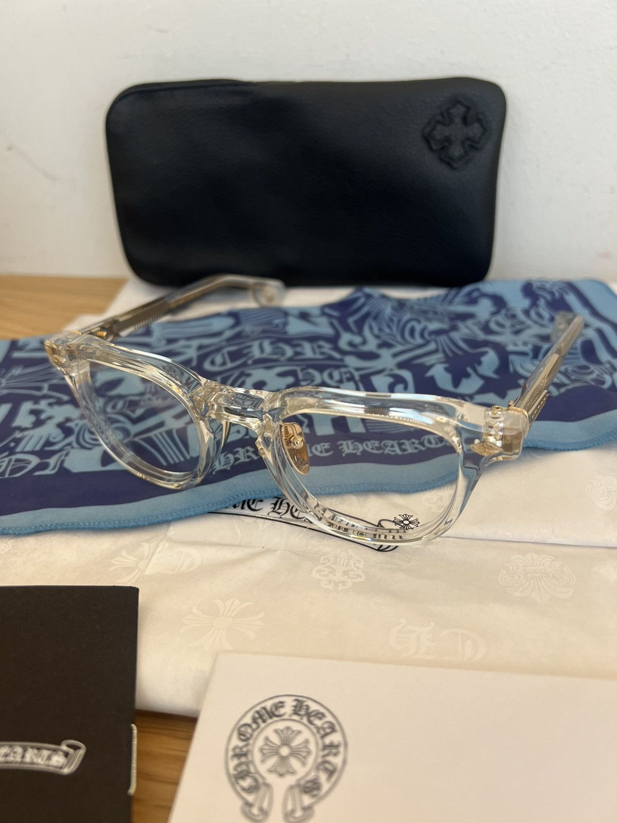 Chrome Hearts CHROME HEARTS CHIRP CHIRP A - EYEGLASSES 18K GOLD Size ONE SIZE - 2 Thumbnail