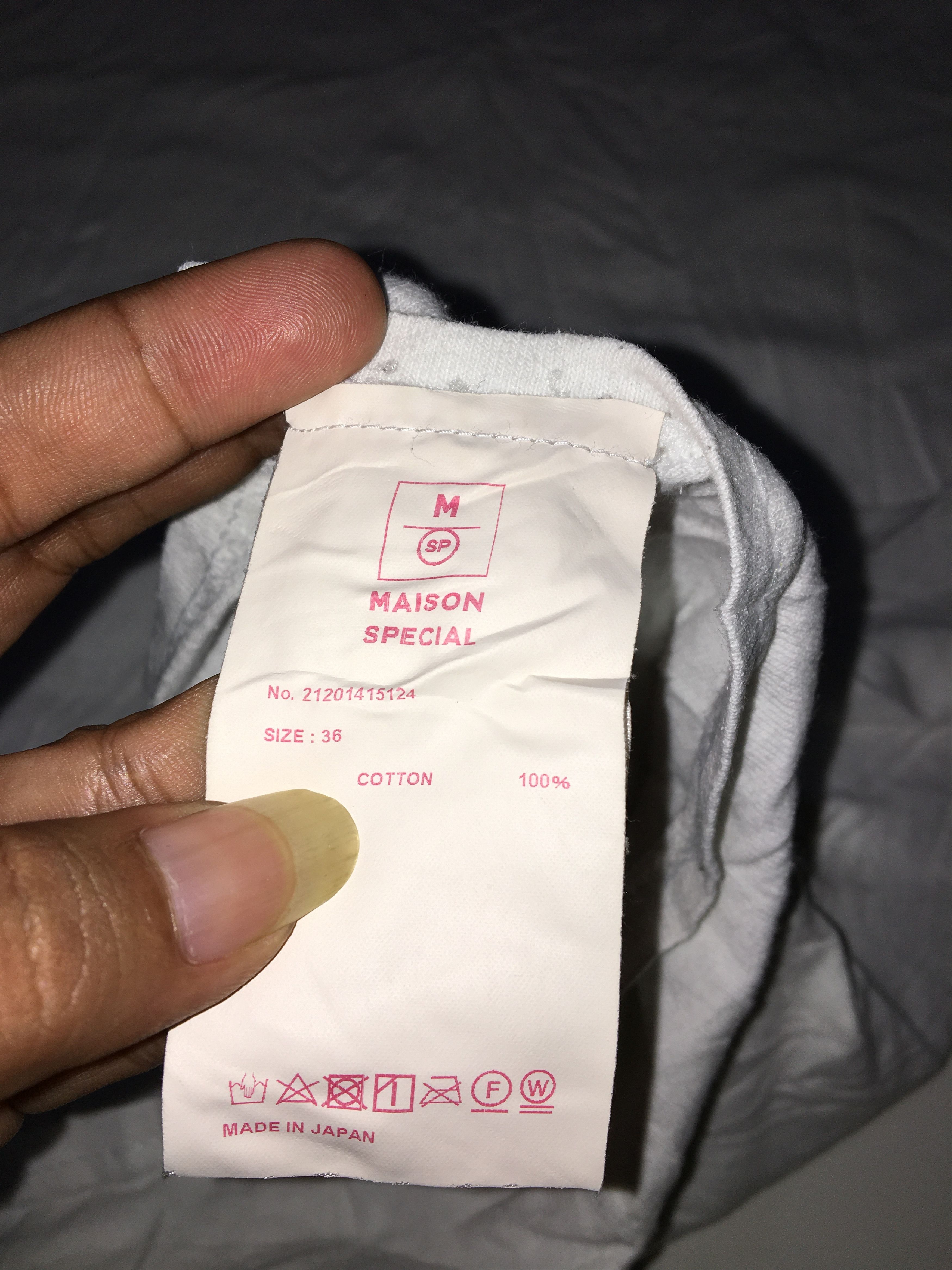 Japanese Brand MAISON SPECIAL SELF-HELP SHIRT Size US M / EU 48-50 / 2 - 7 Thumbnail