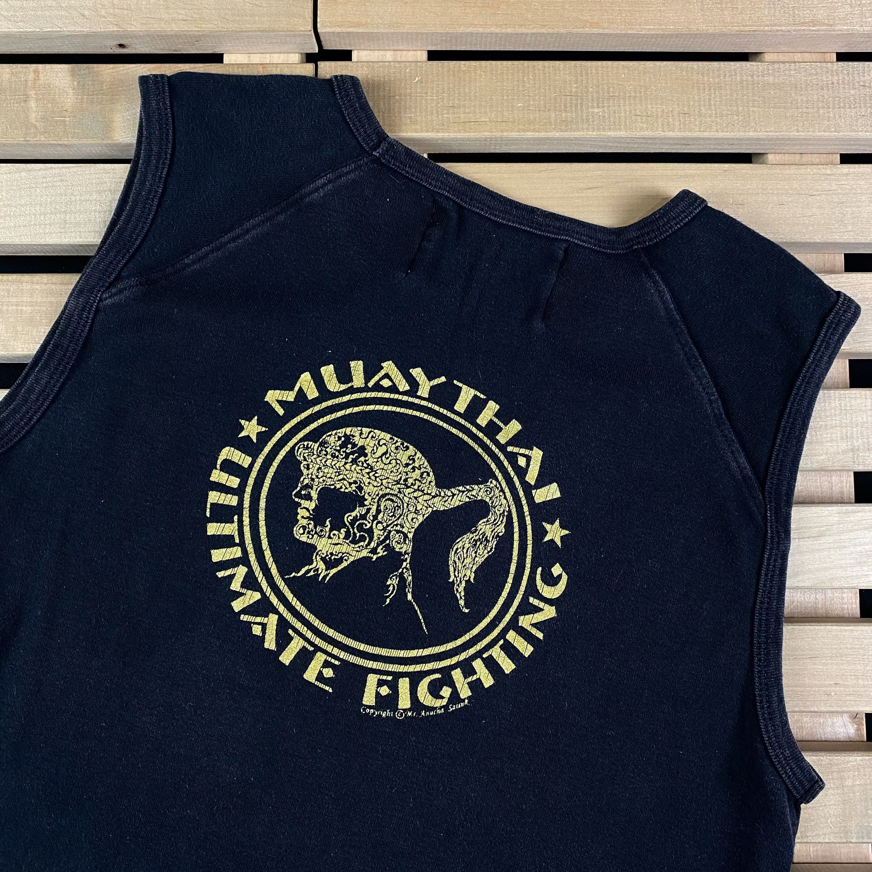 Vintage Mens Vintage T Shirt Muay Thai Size M Size US M / EU 48-50 / 2 - 5 Thumbnail