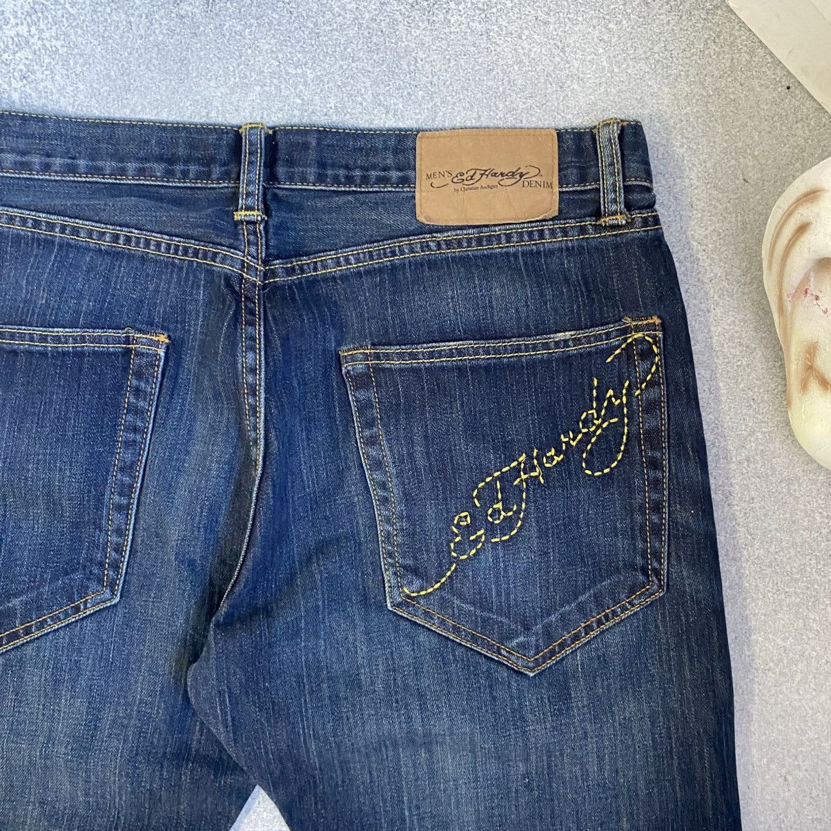 Ed Hardy Vintage Ed Hardy Denim Jeans Baggy Japanese Y2K Size US 34 / EU 50 - 5 Thumbnail