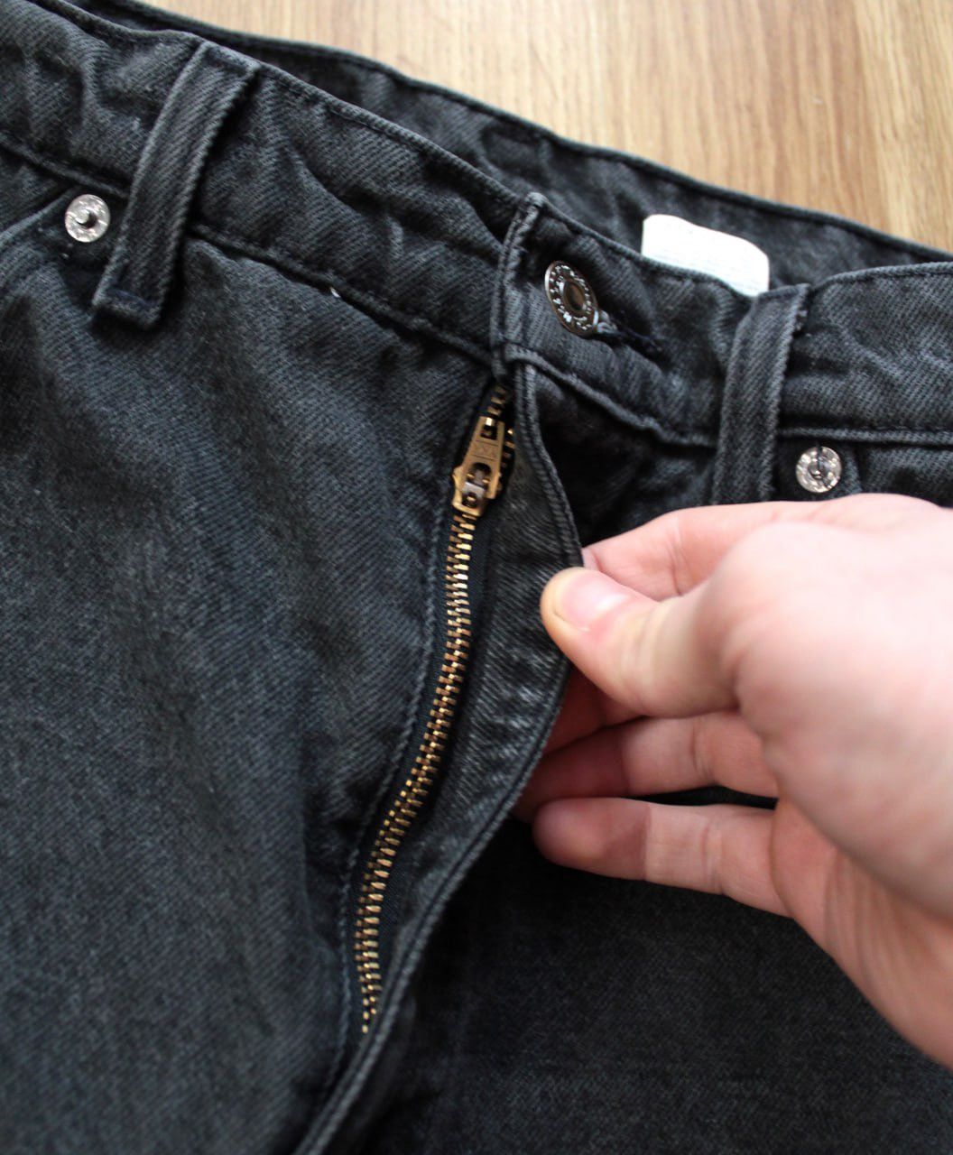 Levi's × Levi's Vintage Clothing × Vintage 🔥 90s LEVIS 505 Black 34x30 Denim Pants Jeans Regular Fit Size US 34 / EU 50 - 10 Thumbnail