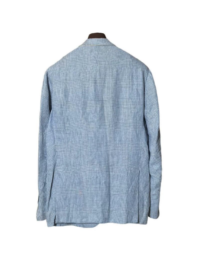 Ermenegildo Zegna Loro Piana Linen Windowpane Blazer-2508 Size US XXL / EU 58 / 5 - 7 Thumbnail