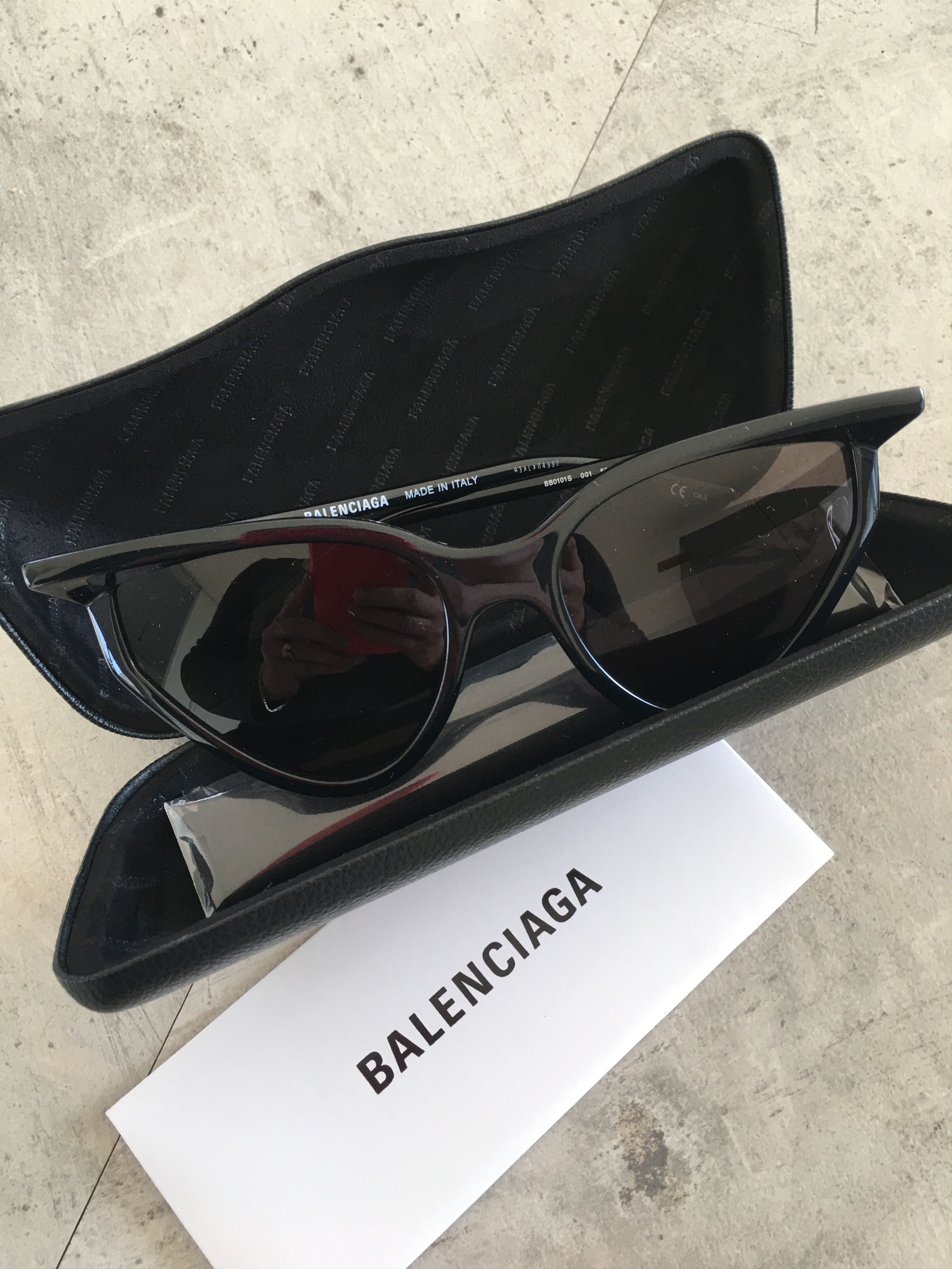 Balenciaga SUNGLASSES Rim Cat Injected Nylon Size ONE SIZE - 7 Thumbnail