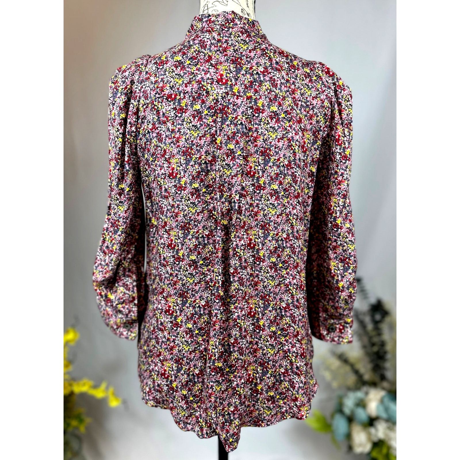 Zadig & Voltaire Zadig & Voltaire Touch Ao Liberty Top Neck Ties Rose XS Size XS / US 0-2 / IT 36-38 - 13 Thumbnail
