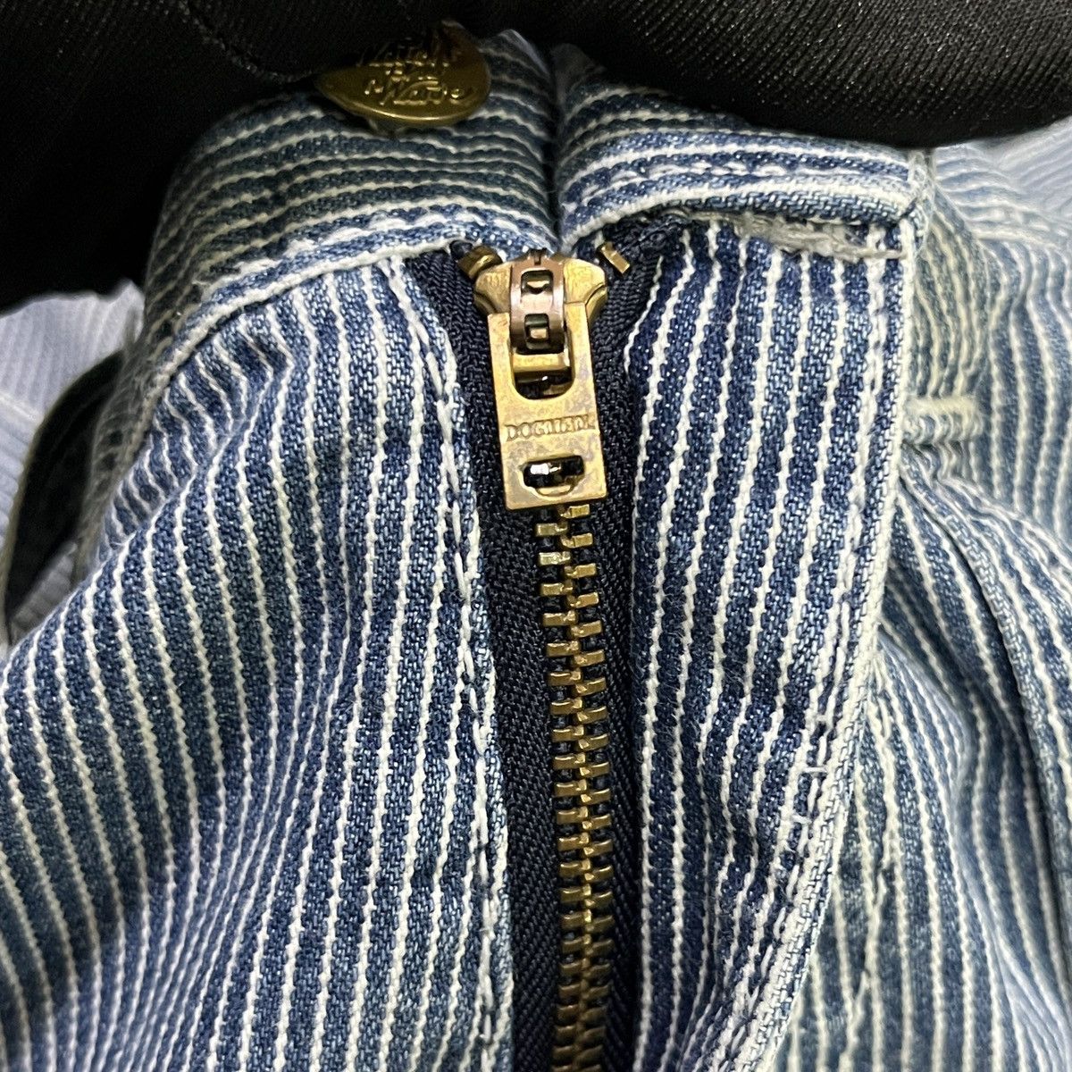 Dogtown × Japanese Brand × Vintage Vintage Dogman Hickory Cargo Baggy Pants Size US 32 / EU 48 - 11 Thumbnail