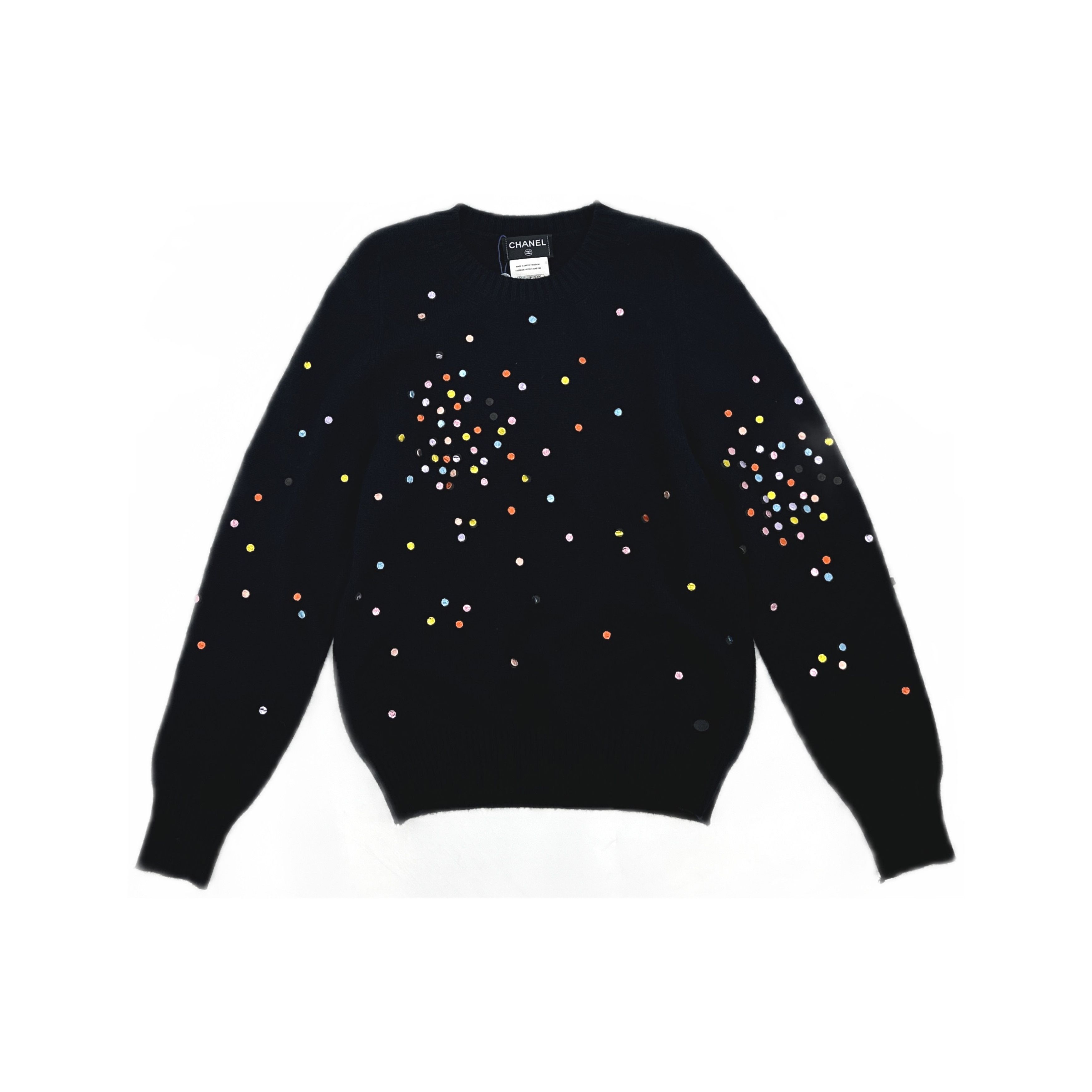 Chanel Chanel Multicolor Beaded Sweater Size 38 Size S / US 4 / IT 40 - 1 Thumbnail