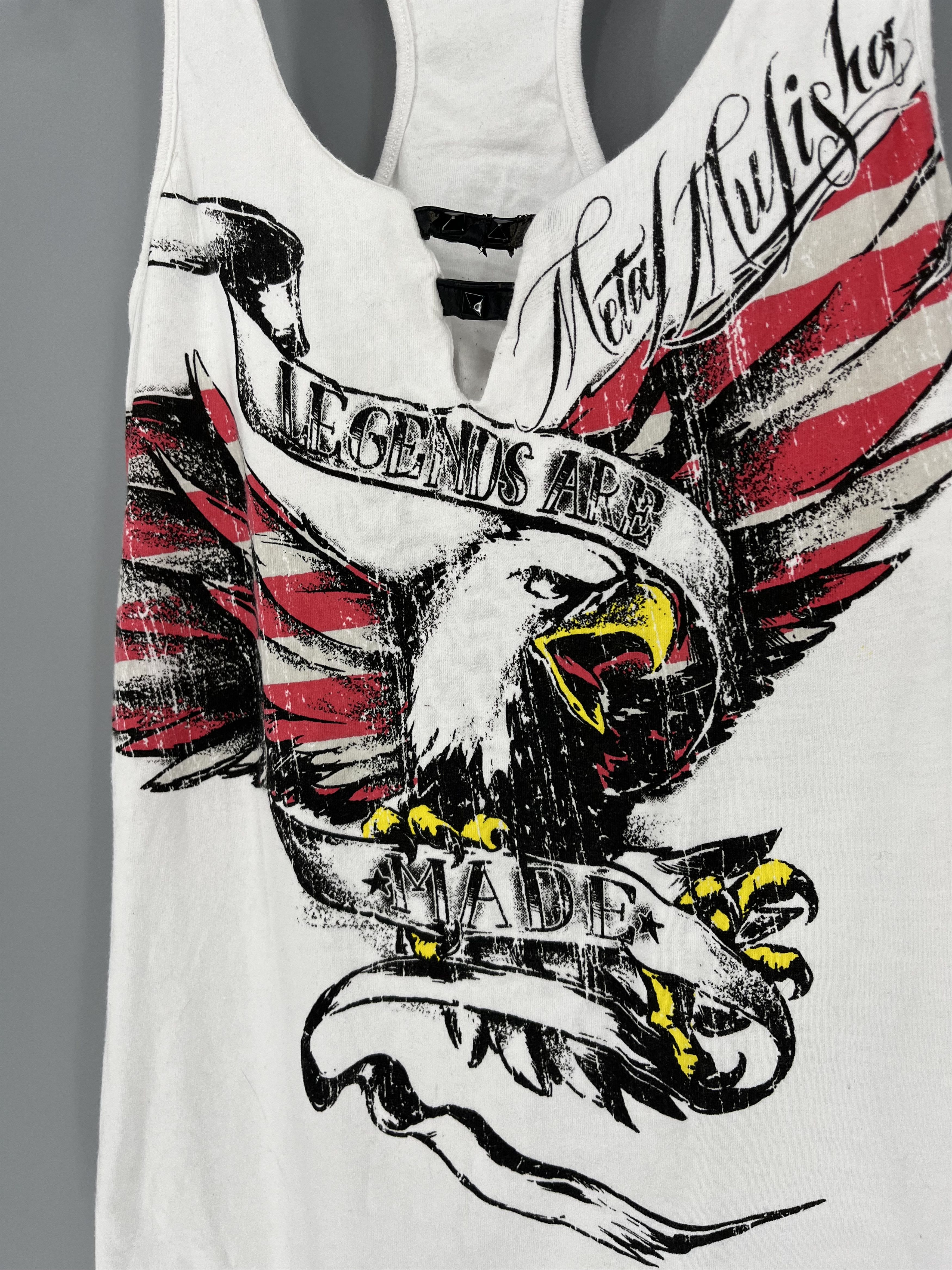 Band Tees Metal Mulisha Legends Are Made Graphic Ladies Tank Top S Size S / US 4 / IT 40 - 7 Thumbnail