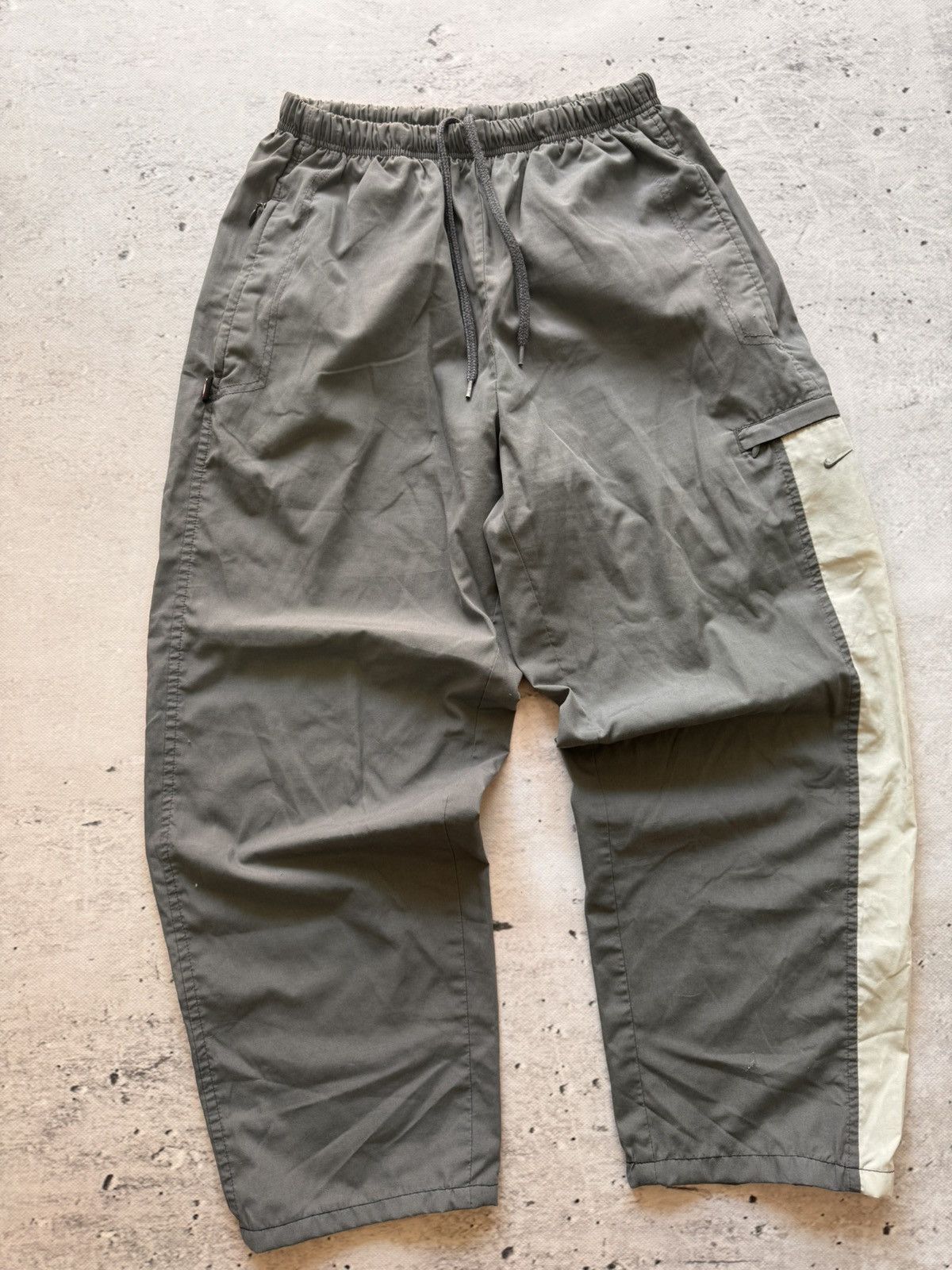 Nike × Vintage NIKE VINTAGE BASIC LOGO OVERSIZE BAGGY PANTS Size US 32 / EU 48 - 2 Thumbnail