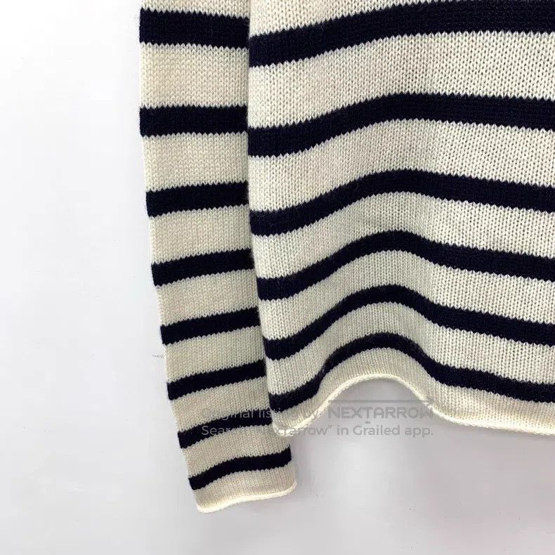 Dior Dior Colour-blocked striped letter cashmere round-neck lon Size S / US 4 / IT 40 - 4 Thumbnail
