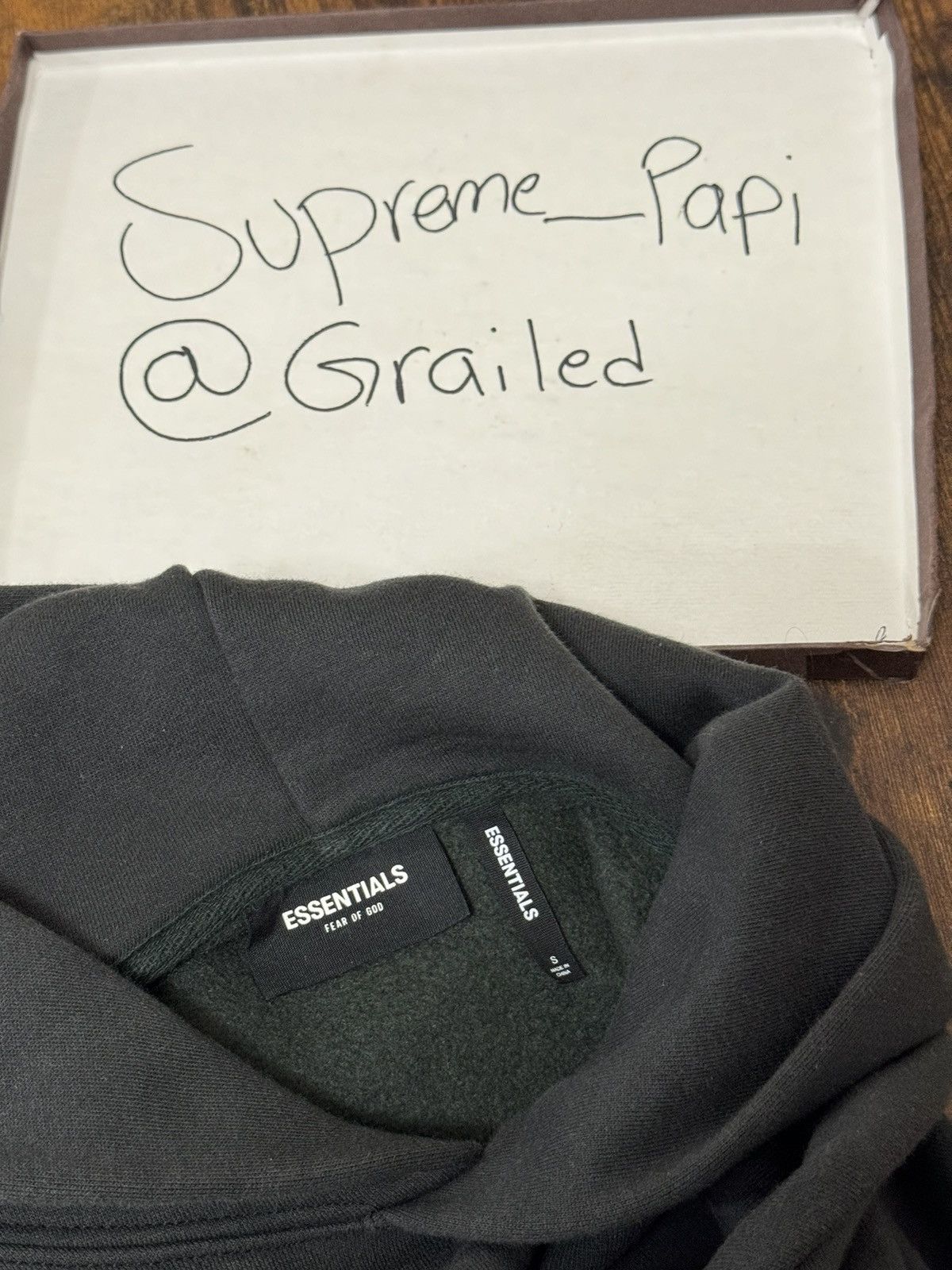 Fear of God 🔥Fear of God Essentials 3M Graphic Hoodie FW19 Black SZ S Size US S / EU 44-46 / 1 - 11 Thumbnail