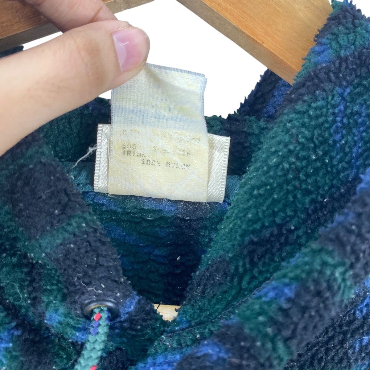 L.L. Bean Vintage L.L.BEAN Freeport Maine Deep Pile Fleece Hoodie Size US M / EU 48-50 / 2 - 10 Thumbnail