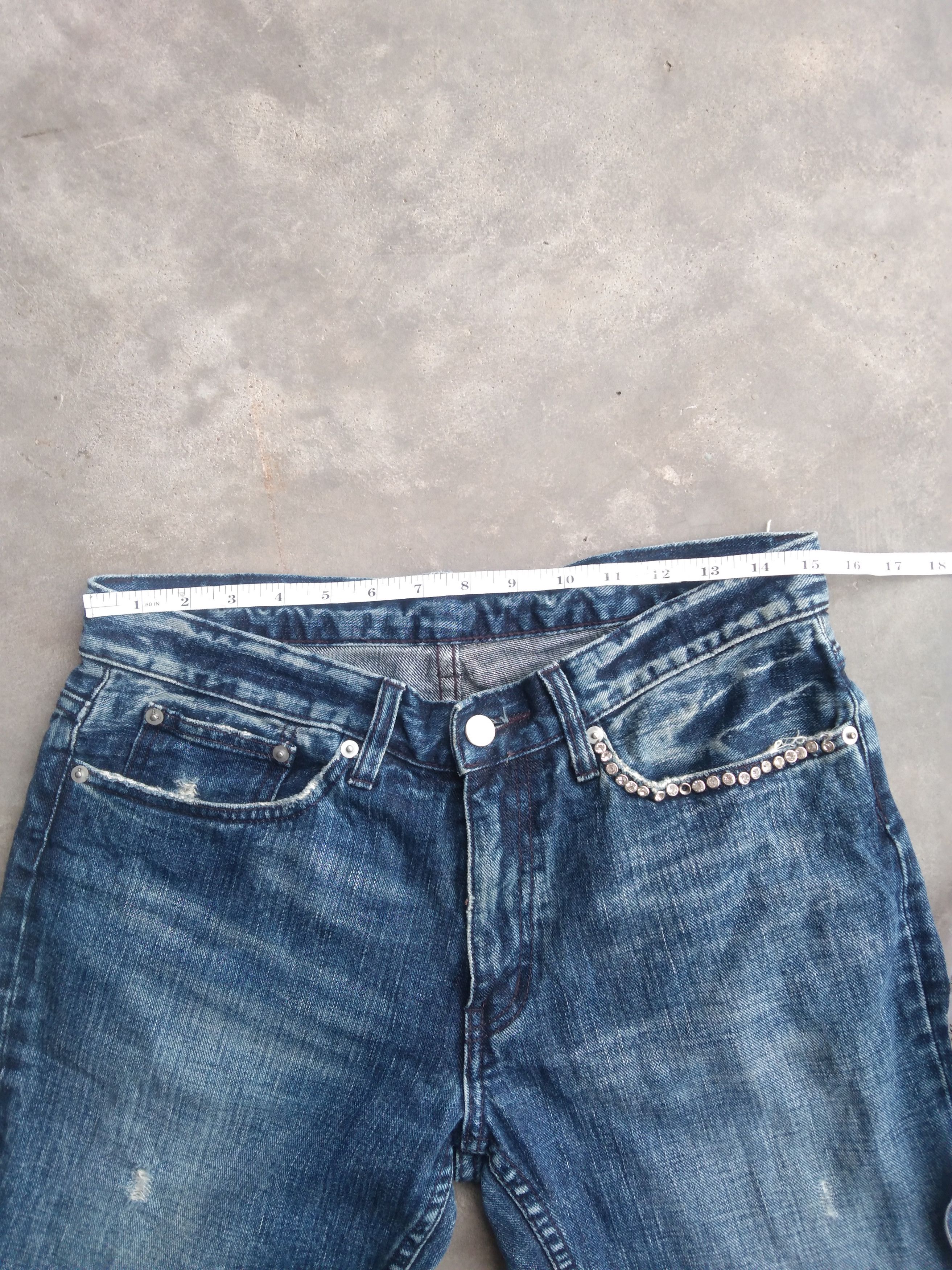 Japanese Brand Japanese Brand Abx Boot Cut Distressed Jeans 30x29 Size US 30 / EU 46 - 5 Thumbnail