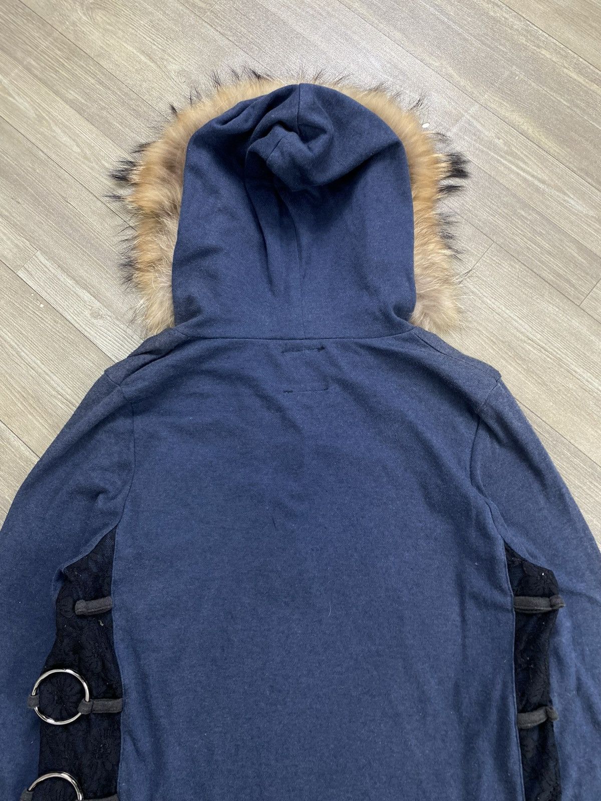 If Six Was Nine 2000s Flow Over Ifsixwasnine LGB Style Half Zip Fur Jacket Size US M / EU 48-50 / 2 - 14 Thumbnail