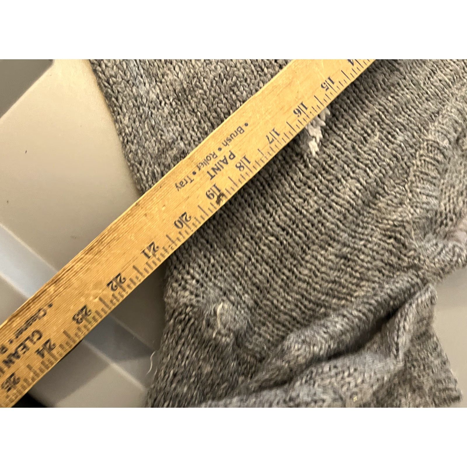 Aeropostale Aeropostale Sweater Womens Size M Pullover Gray White Star Knit Round Neck Long Sleeve Bohemian Hipster Retro Stars Size M / US 6-8 / IT 42-44 - 5 Thumbnail