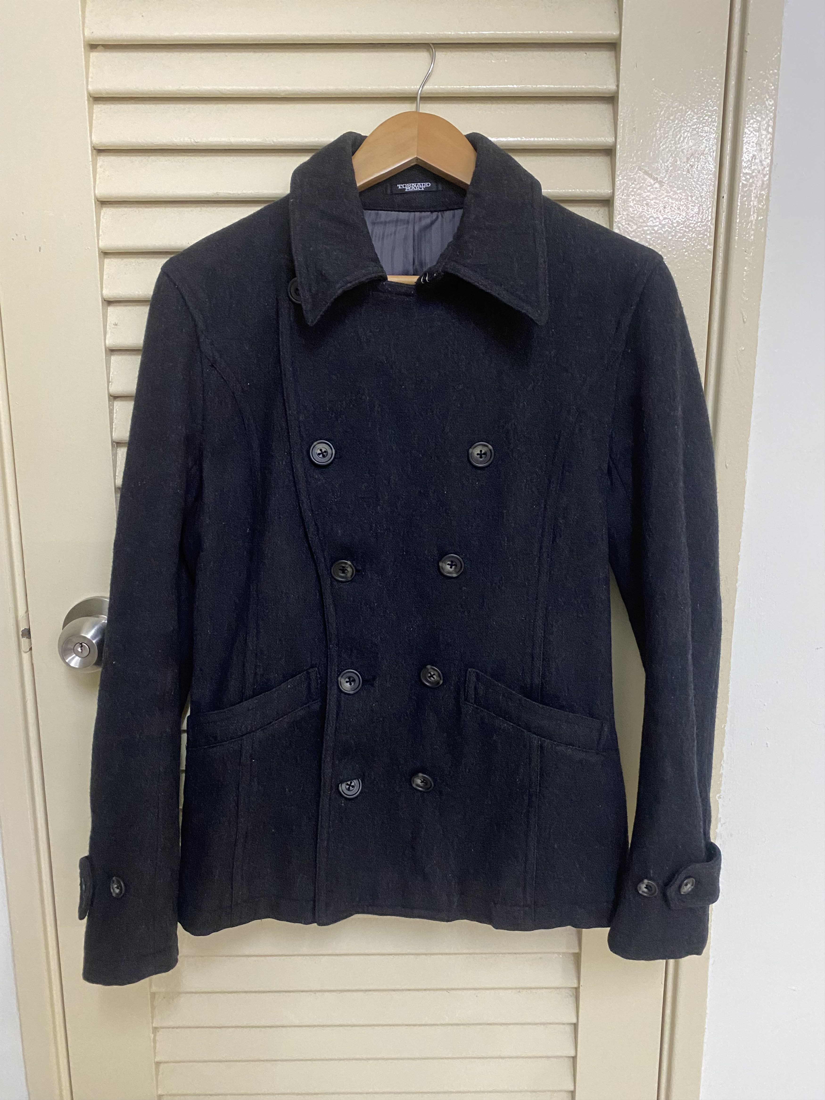 Tornado Mart AW Double Breasted Wool Tornado Mart Jacket Size US L / EU 52-54 / 3 - 1 Thumbnail