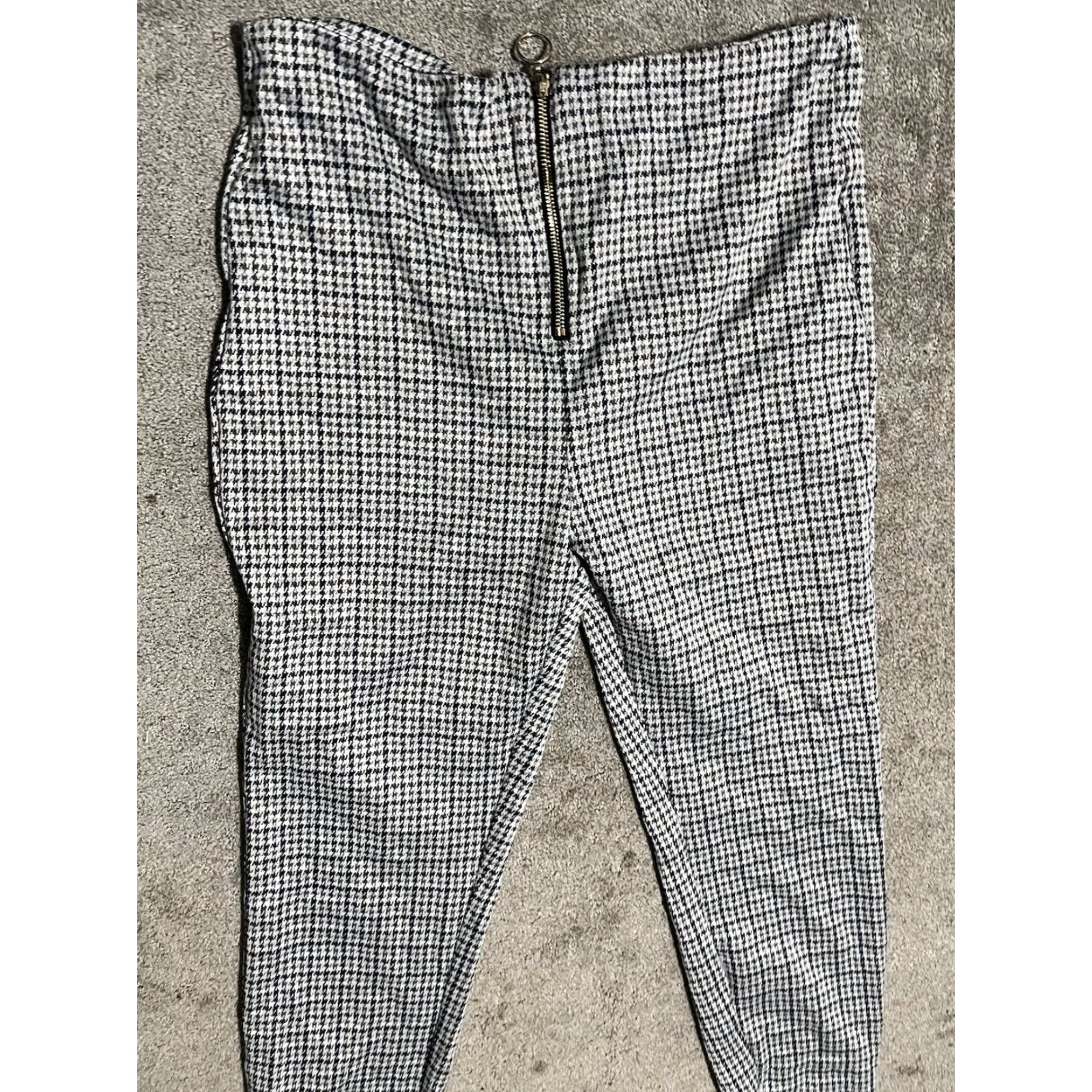 Guess GUESS Womens Dress Pants Gray Plaid Size XL Straight Leg Business Casual Workwear Trousers (Regular) Size 40" / US 18 - 2 Thumbnail