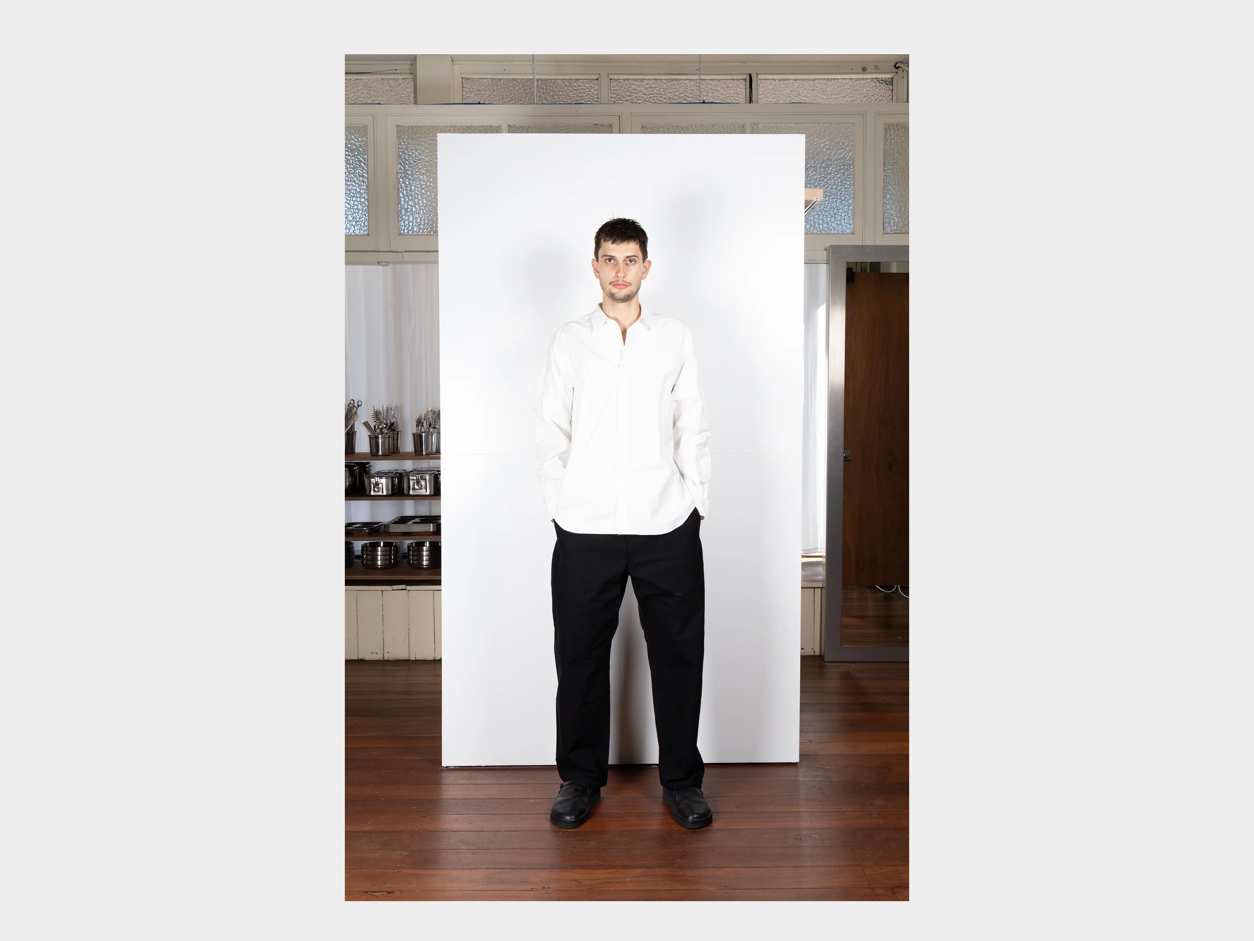 MAN-TLE MAN-TLE S8 “Weather Shirt” - White Size US S / EU 44-46 / 1 - 5 Thumbnail