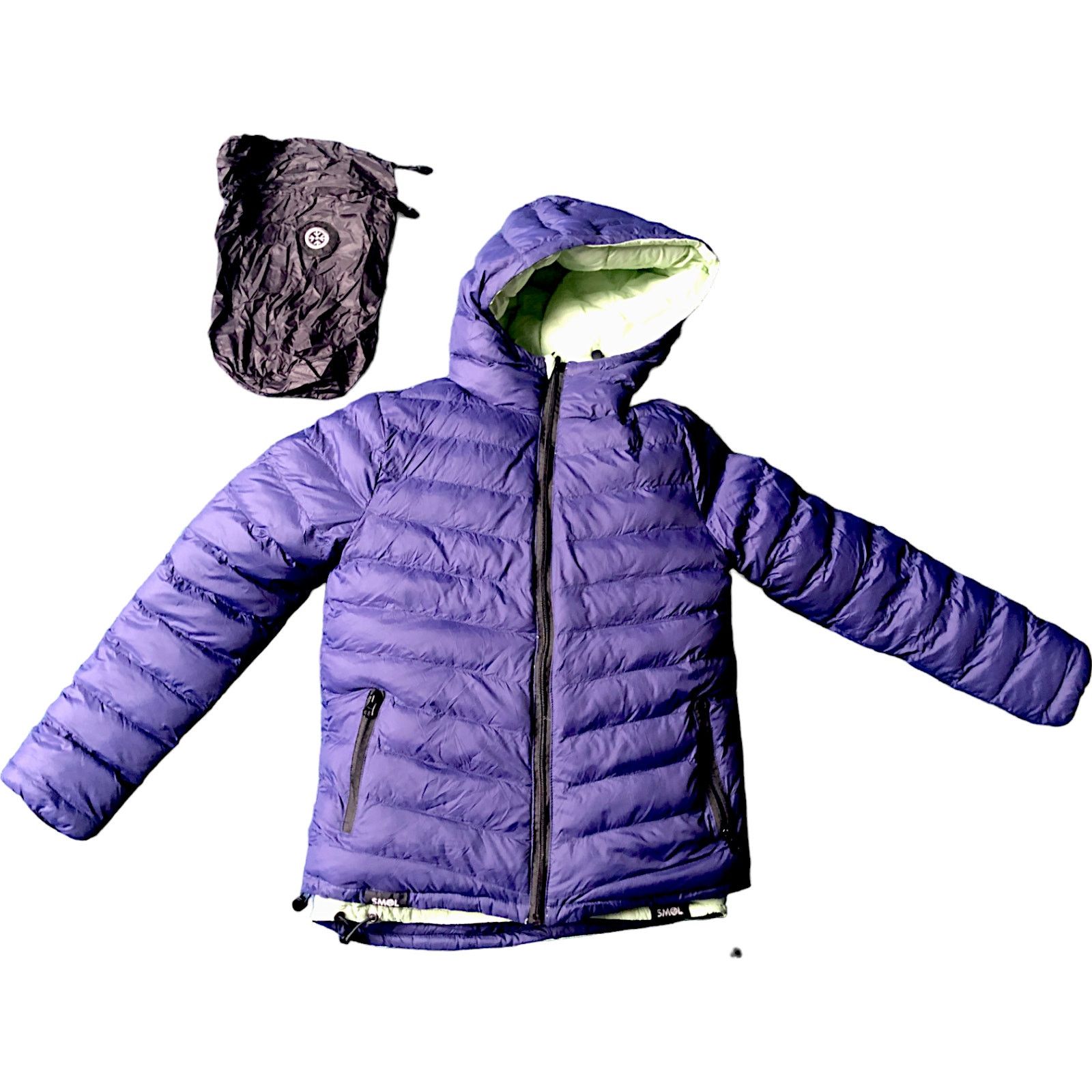 Other SMOL Double-Layered Reversible Blue Puff Jacket Hoodie Small Size S / US 4 / IT 40 - 1 Thumbnail
