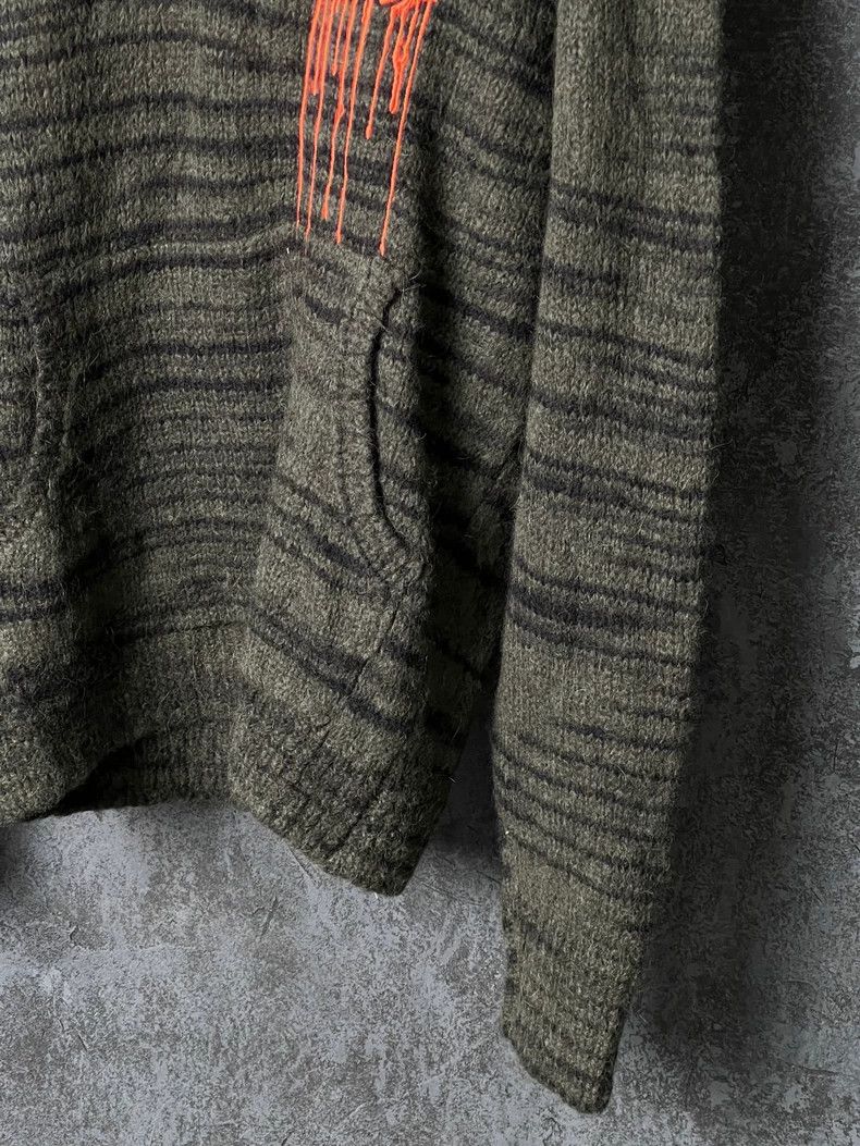 Amiri Amiri Letter Embroidered Hooded Knit Sweater Size US L / EU 52-54 / 3 - 5 Thumbnail
