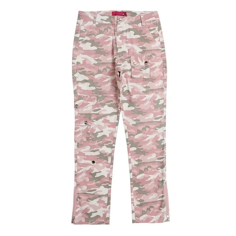 Japanese Brand Camouflage Patchwork Jeans Cargos Y2K Pockets Zipper Baggy Size US 32 / EU 48 - 3 Thumbnail