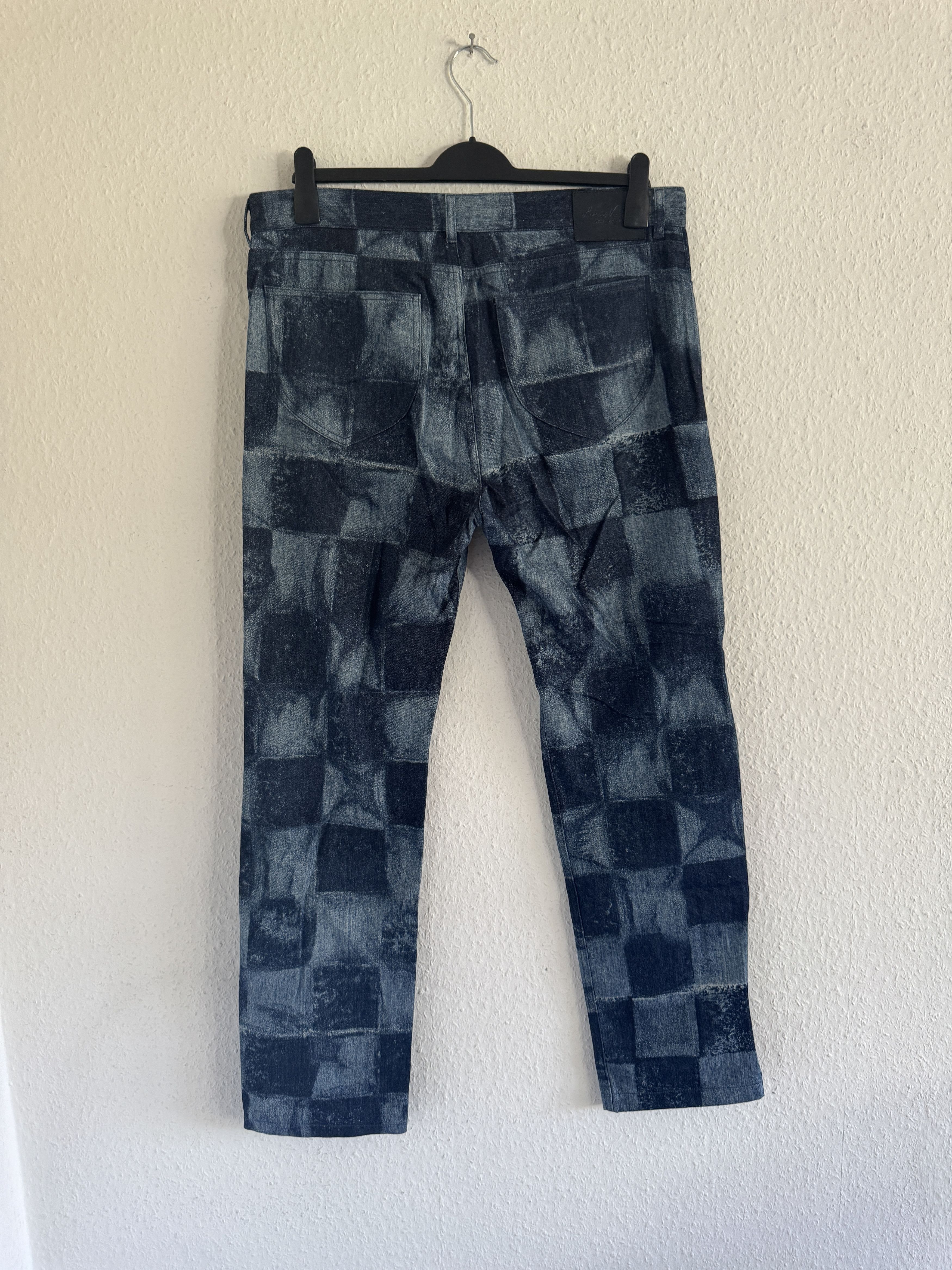 Louis Vuitton Louis Vuitton Salt Damier Print Denim Jeans Size US 36 / EU 52 - 6 Thumbnail