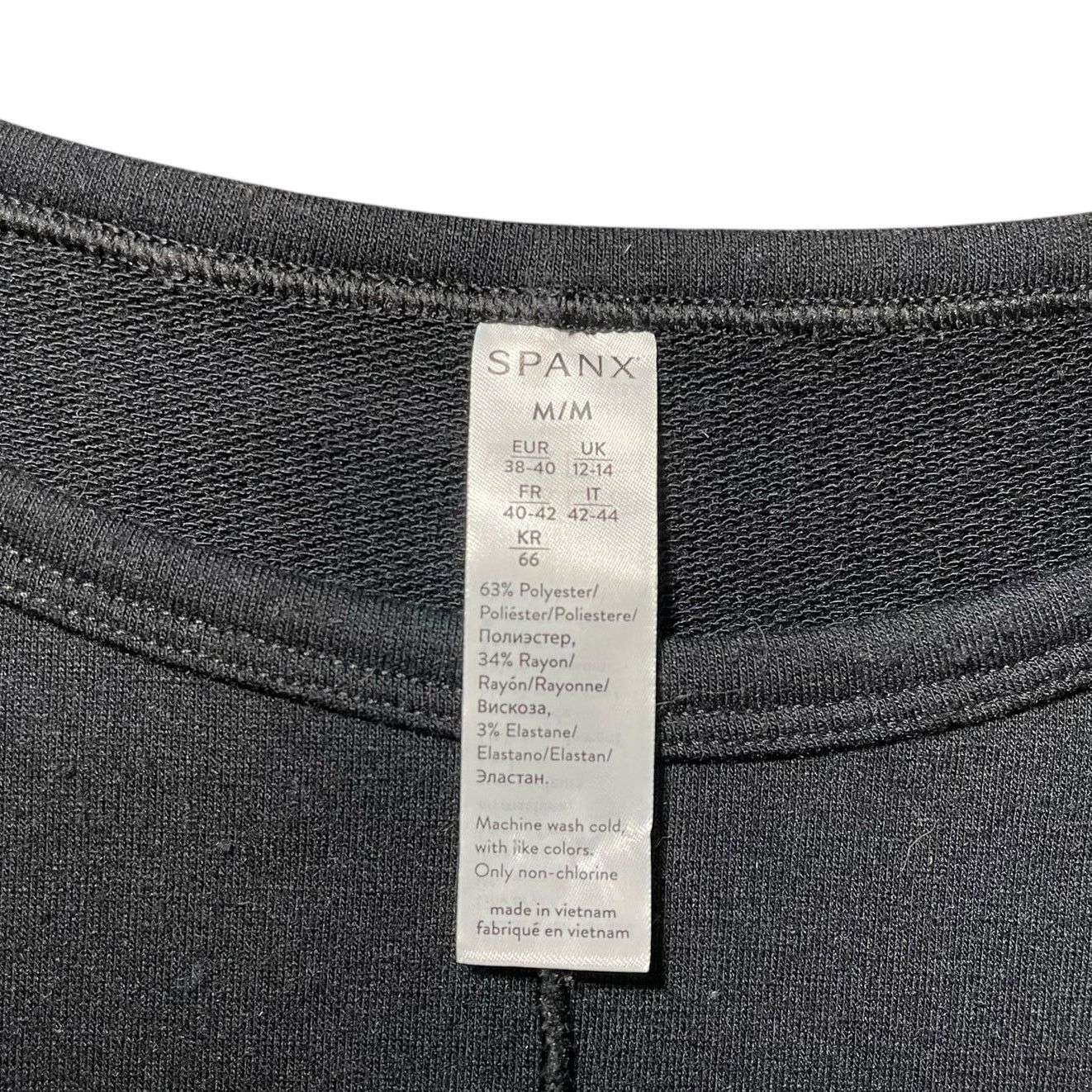 Spanx Spanx PLT Dolman Sleeve Sweatshirt 50171R Black Size Medium Size M / US 6-8 / IT 42-44 - 4 Thumbnail
