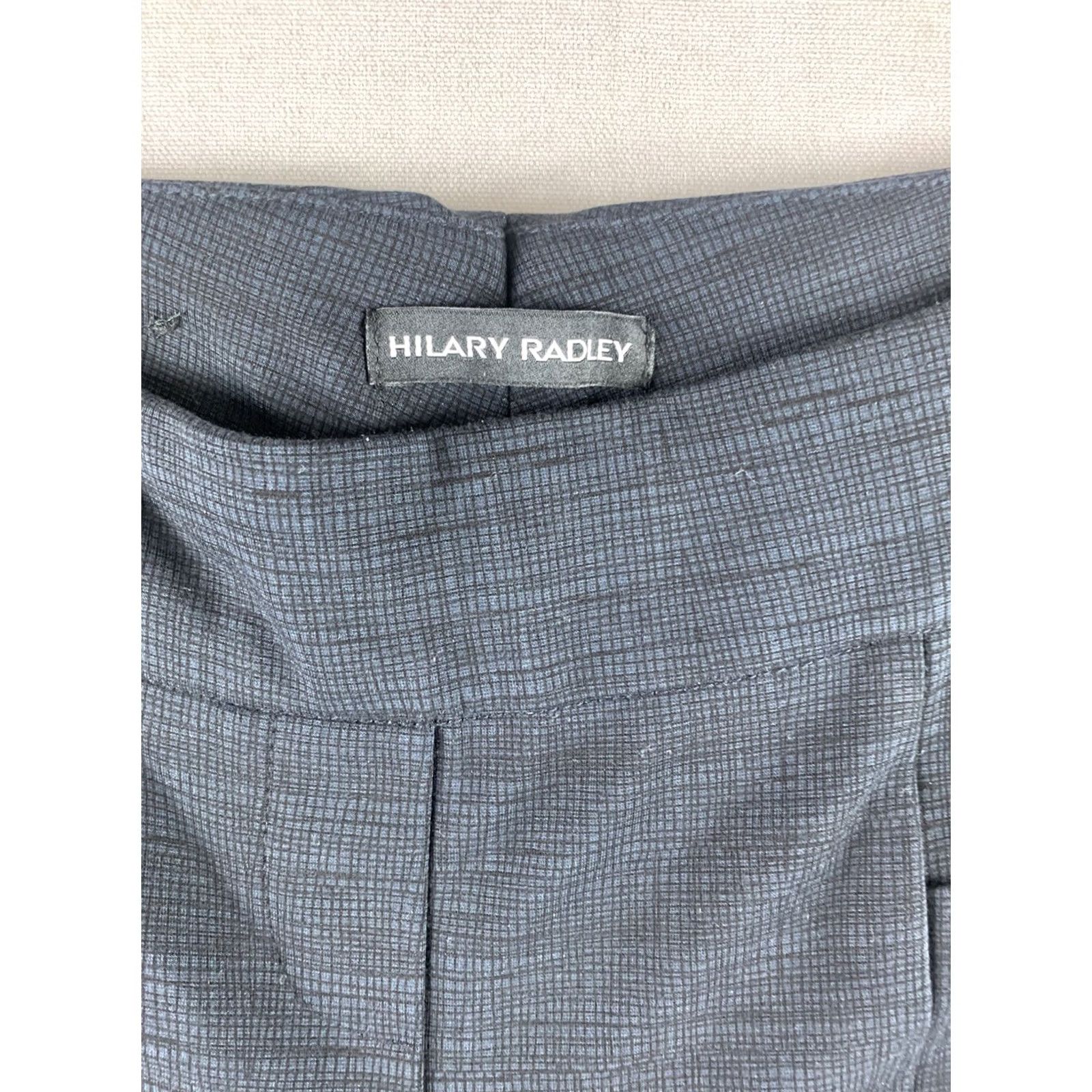 Vintage HILARY RADLEY PANTS WOMENS SMALL BLUE BLACK Size 30" / US 8 / IT 44 - 4 Thumbnail