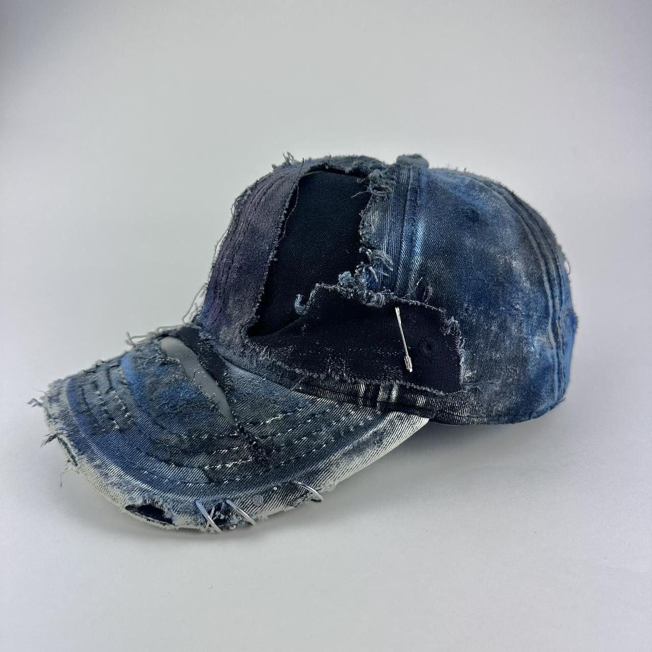 Other ASTROBOI* 'Nebulous Cloud' Black Safety Spin Grunge Hat Size ONE SIZE - 2 Thumbnail