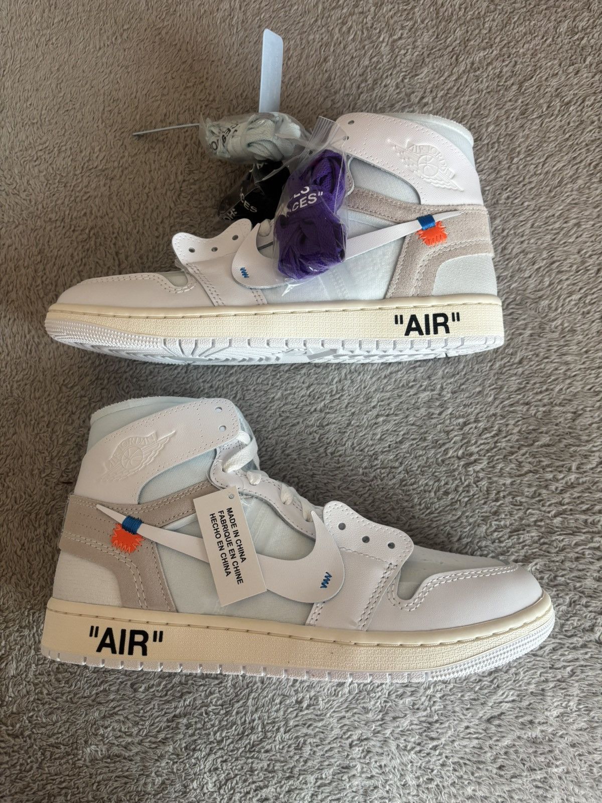 Jordan Brand × Off-White Jordan 1 High OG V.A.A Alaska Archive Size US 9 / EU 42 - 1 Thumbnail