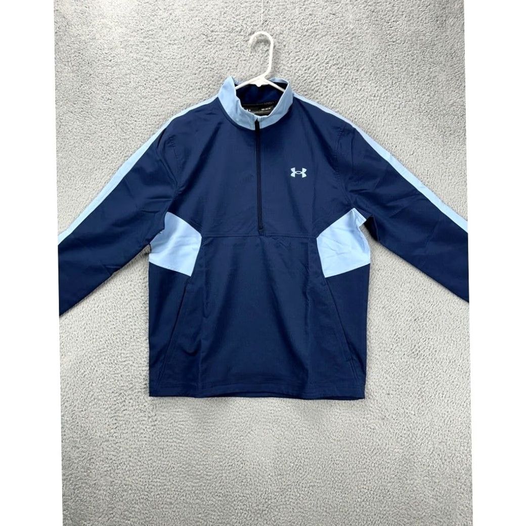 Under Armour Under Armour Jacket Mens Medium Storm Windstrike Navy Golf Pullover Loose NEW A4 Size US M / EU 48-50 / 2 - 2 Thumbnail