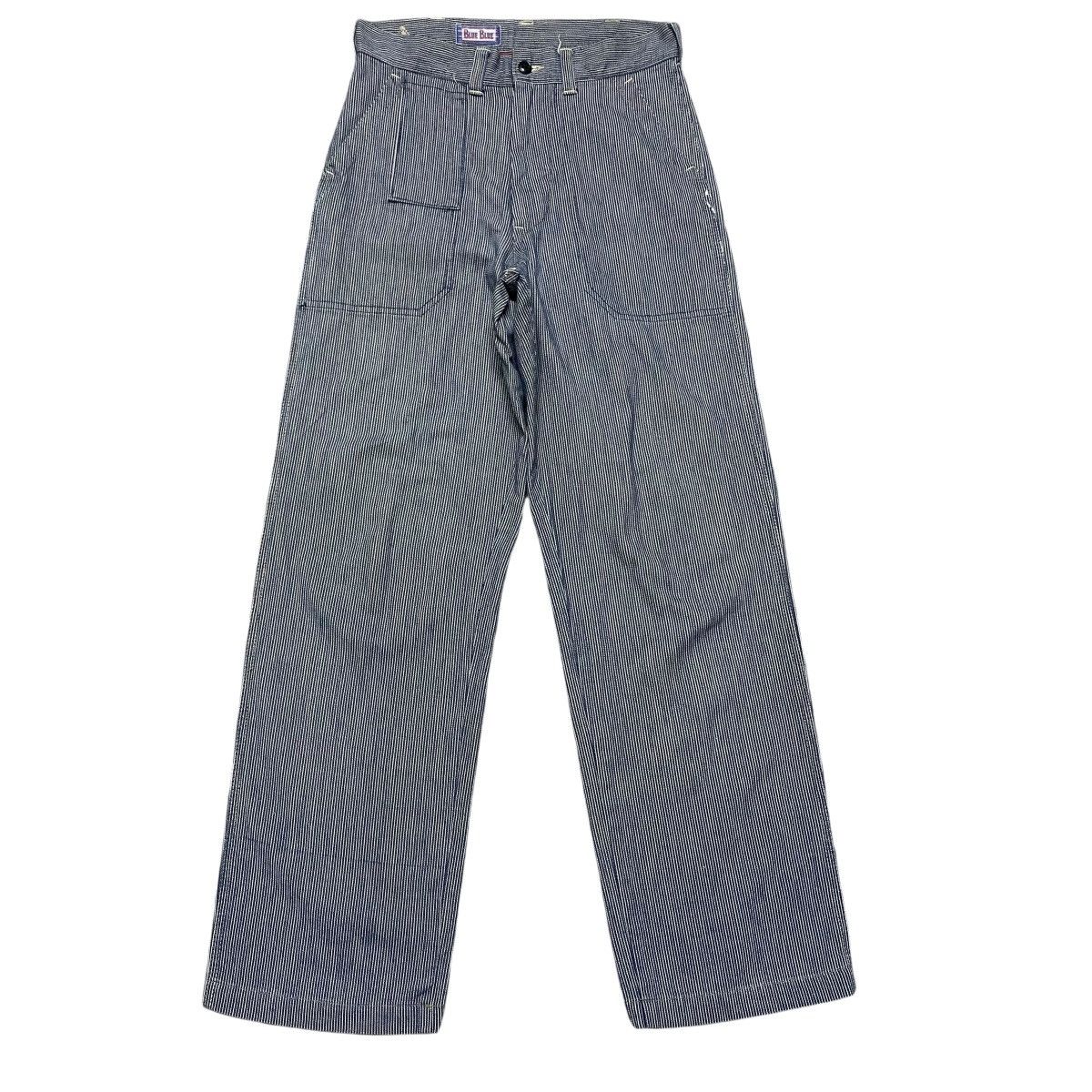 Blue Blue Japan BLUE BLUE Hickory Pinstripe Fatigue Pants Size US 28 / EU 44 - 1 Thumbnail