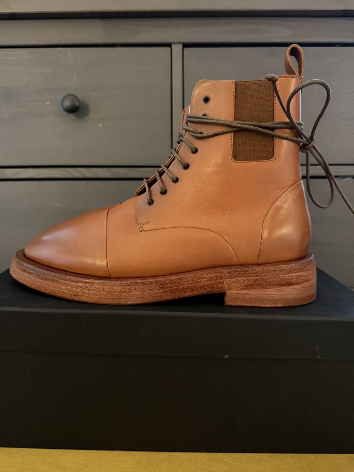Marsell $1.3k combat boots, US8–8.5 (READ DESCRIPTION) Size US 8 / EU 41 - 1 Thumbnail