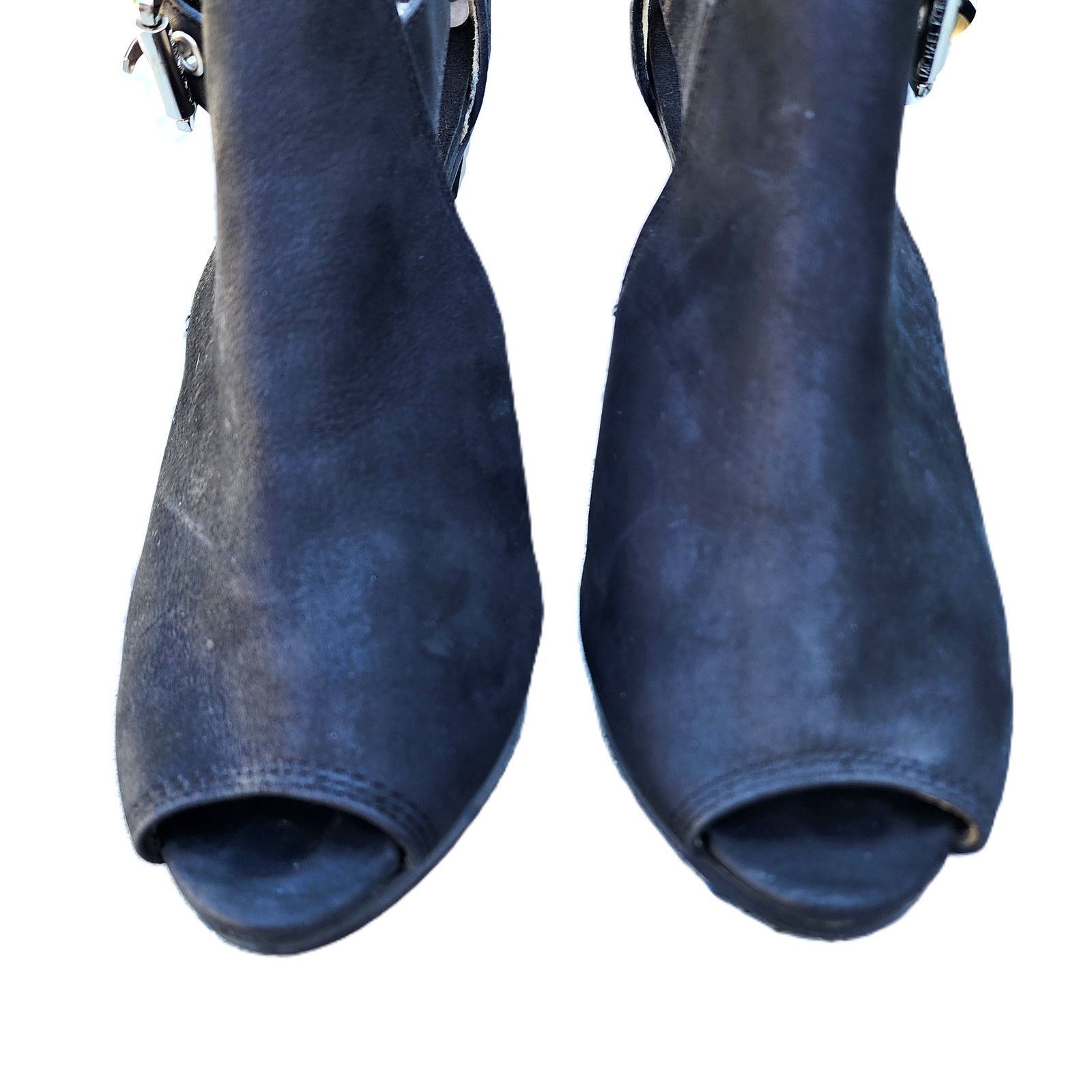 Michael Kors MICHAEL Michael Kors Leather Hexagon Cone Platform Heels Size US 7.5 / IT 37.5 - 4 Thumbnail