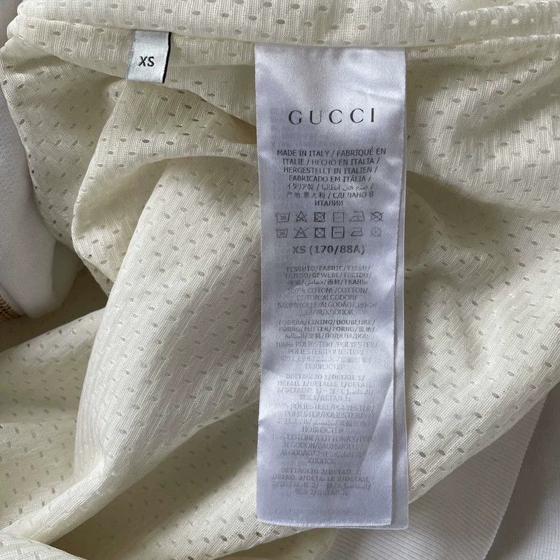 Gucci Gucci Decorated with webbing knitted zipper jacket sweatshi Size US XS / EU 42 / 0 - 4 Thumbnail