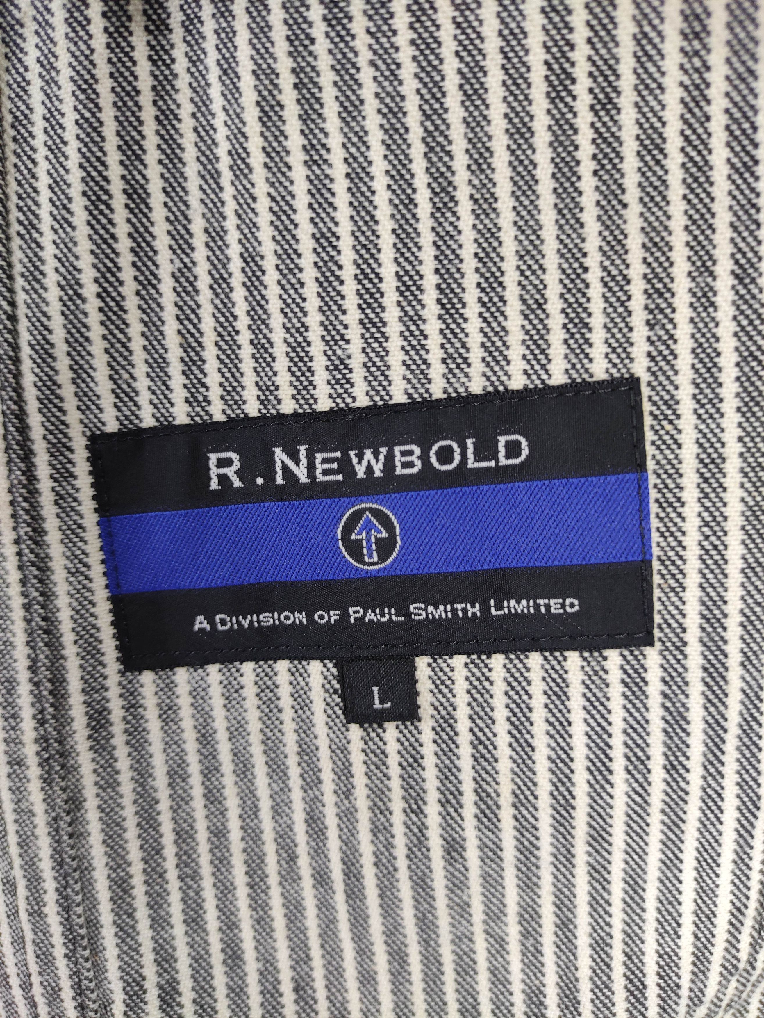 Paul Smith Vintage R.Newblod Chore Jacket Hickory Stripe Size US L / EU 52-54 / 3 - 3 Thumbnail