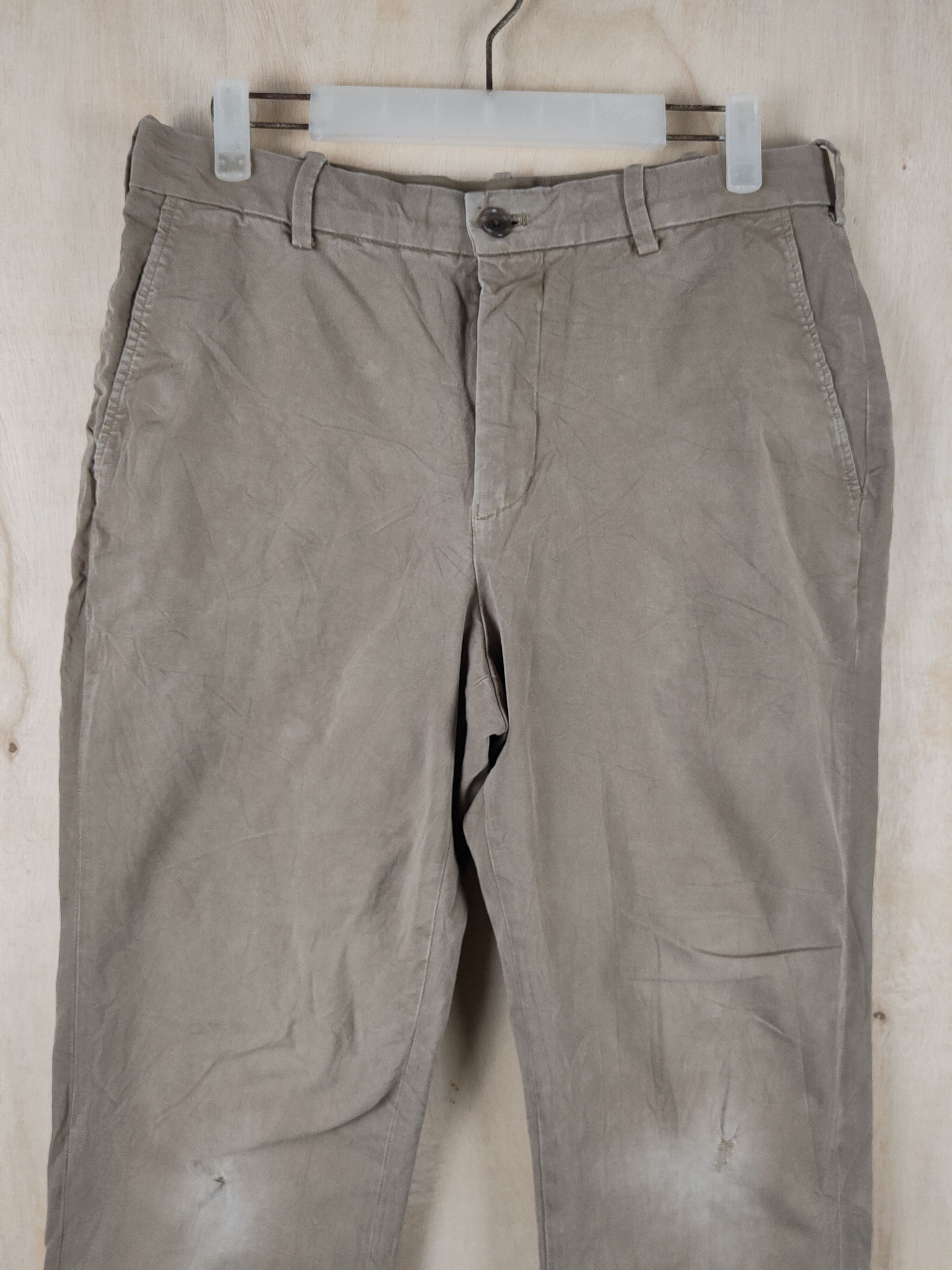 Japanese Brand Uniqlo Brown Faded vintage Casual Pants #S2516 Size US 31 - 2 Thumbnail
